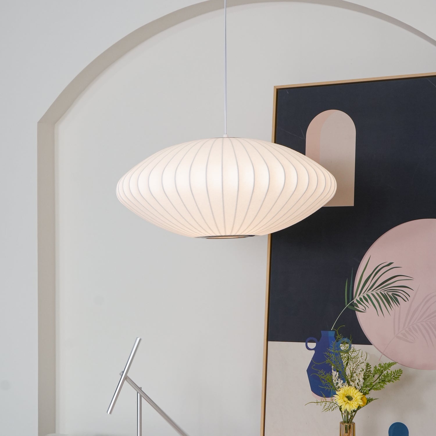 Lustra Suspension Lampe Bulle Géométrique