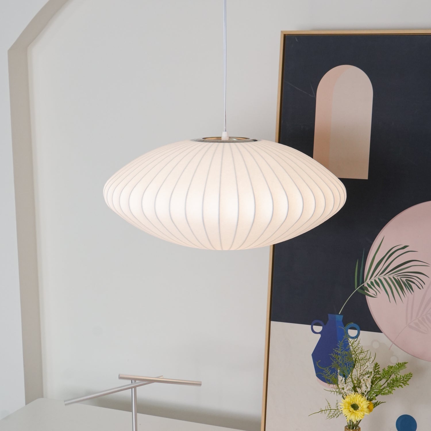 Lustra Suspension Lampe Bulle Géométrique