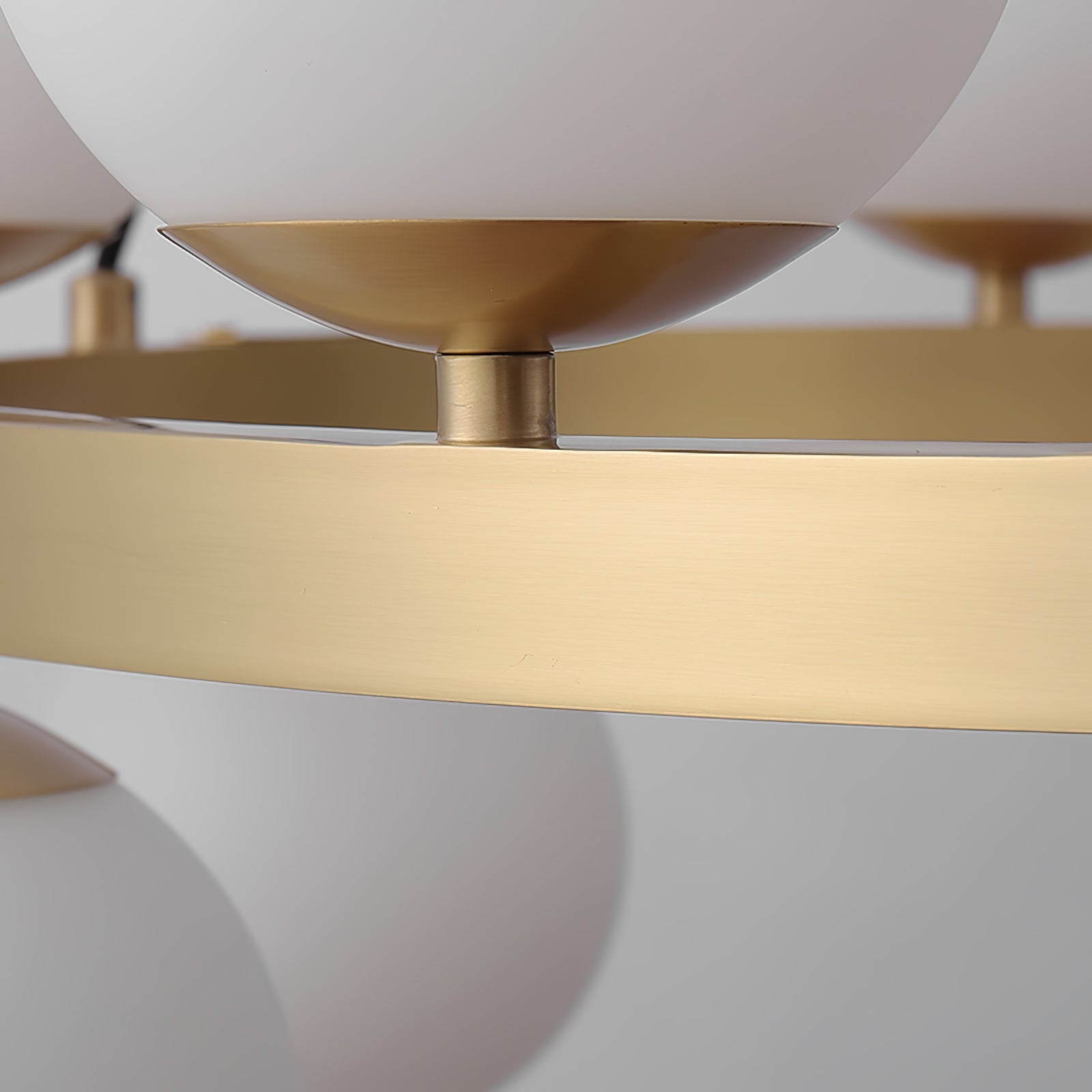 Lustra Lustre Globe Anneau en Laiton