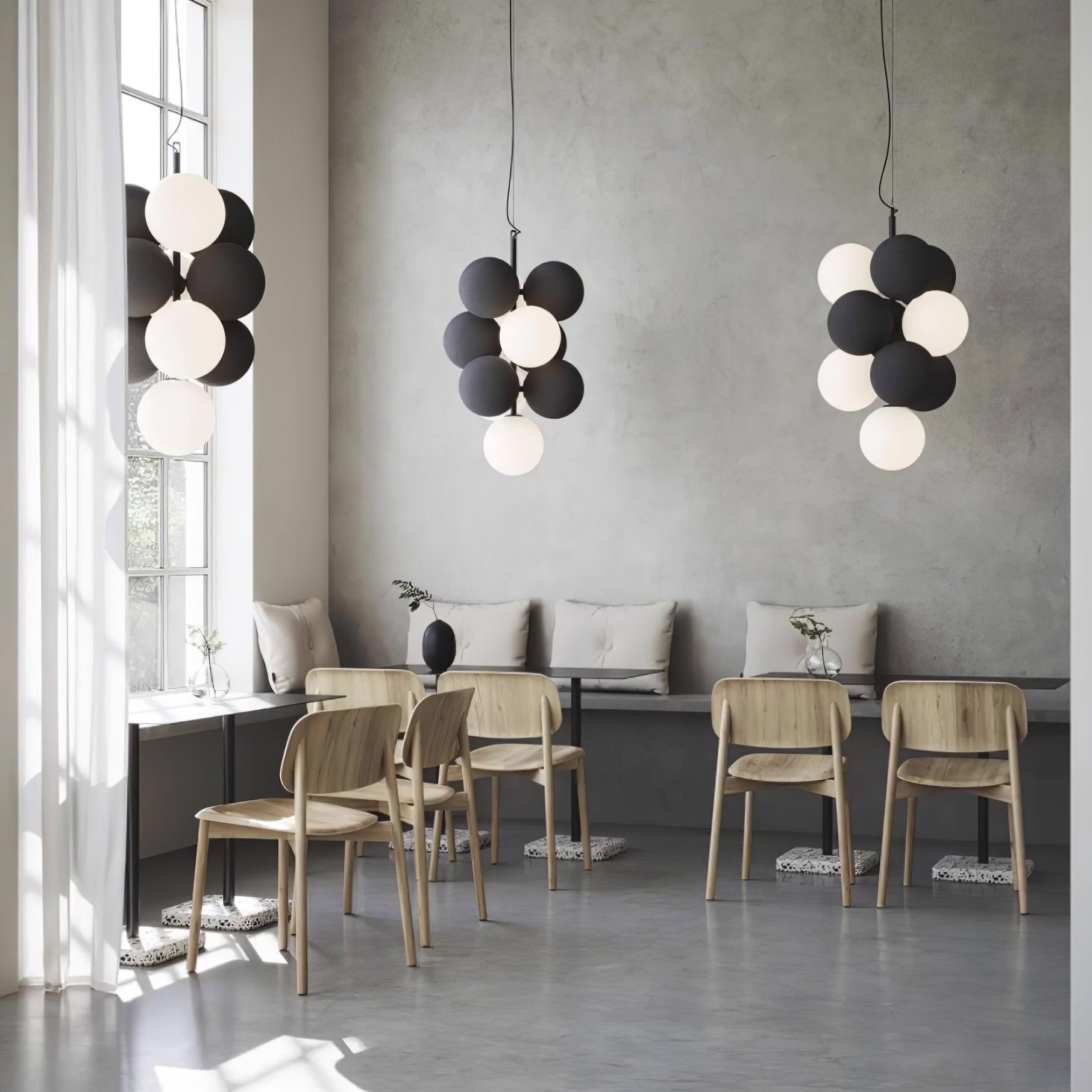 Mirelre Lampe suspendue artistique industrielle