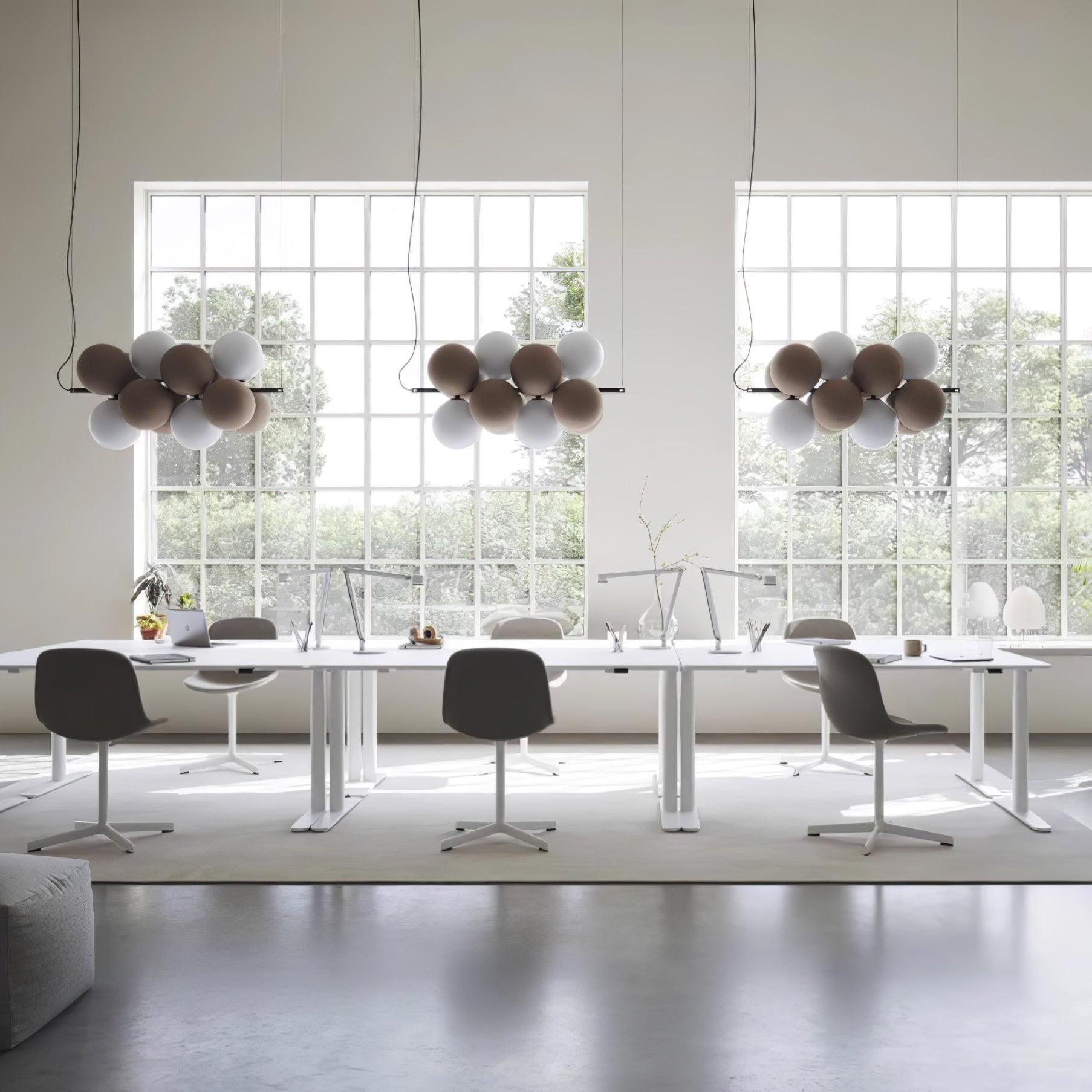 Mirelre Lampe suspendue artistique industrielle