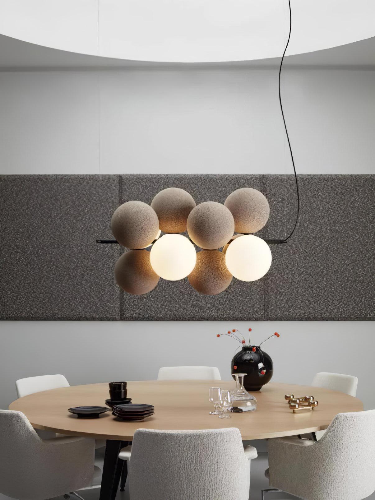 Mirelre Lampe suspendue artistique industrielle