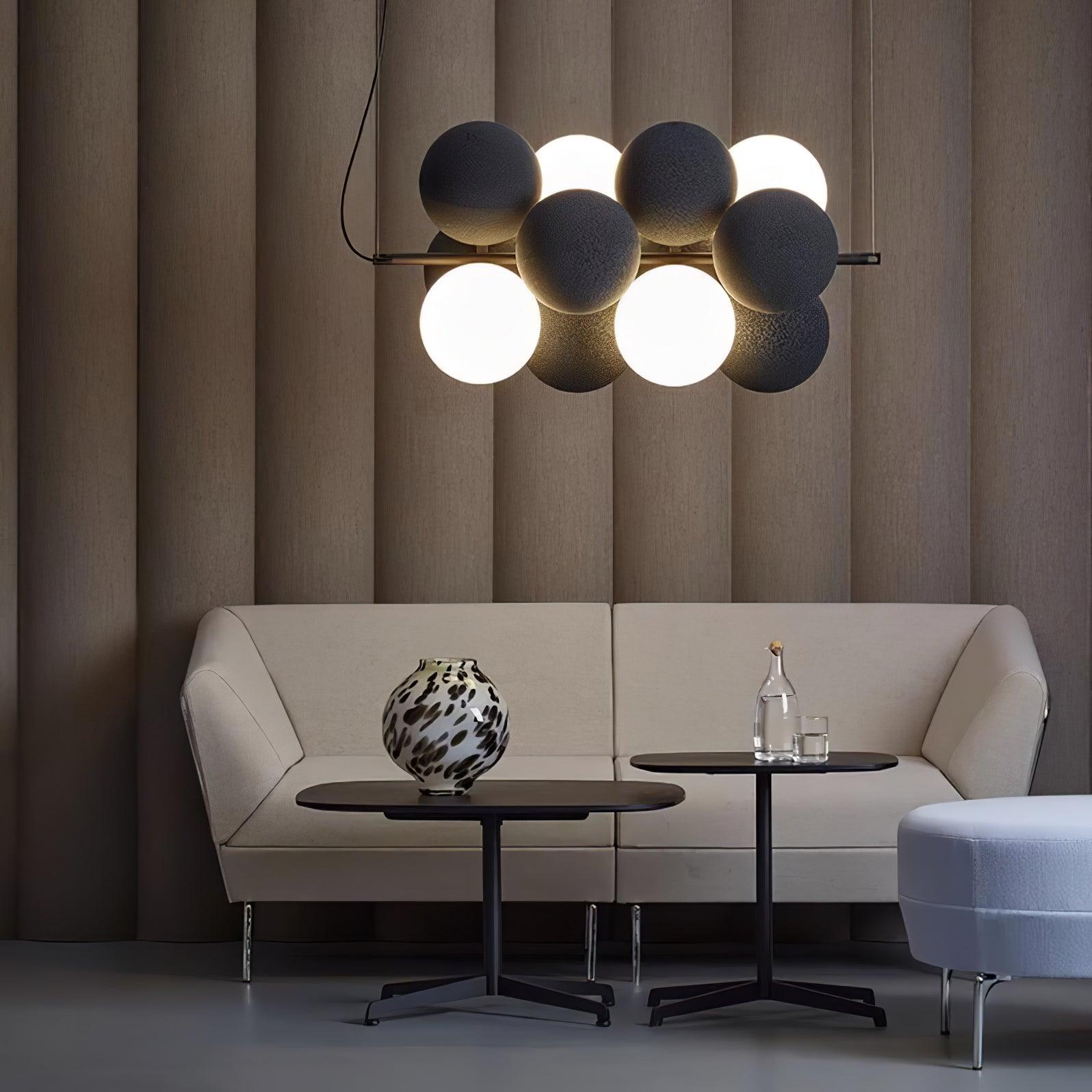 Mirelre Lampe suspendue artistique industrielle