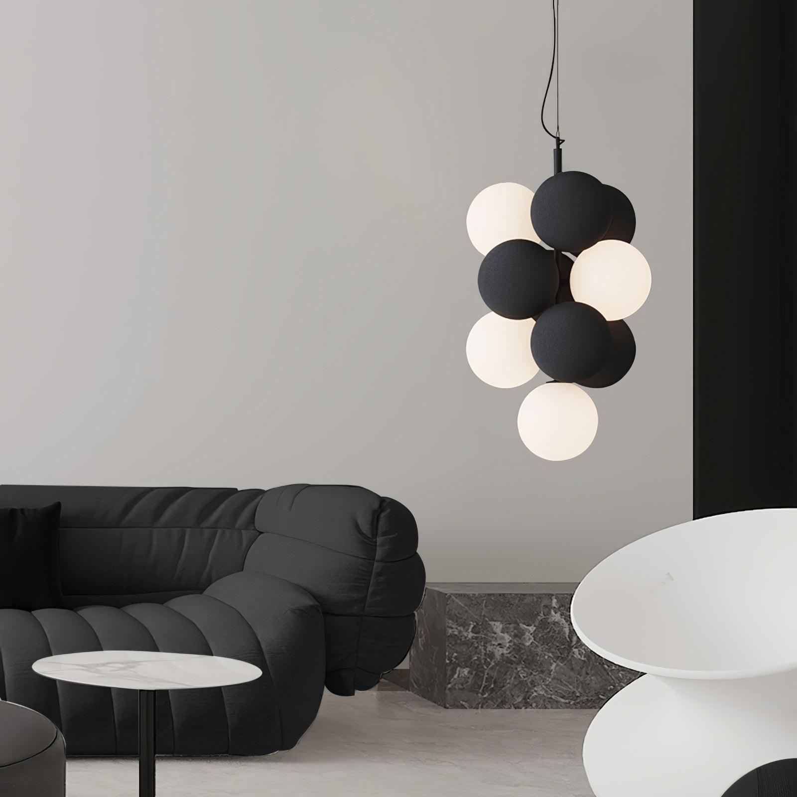 Mirelre Lampe suspendue artistique industrielle