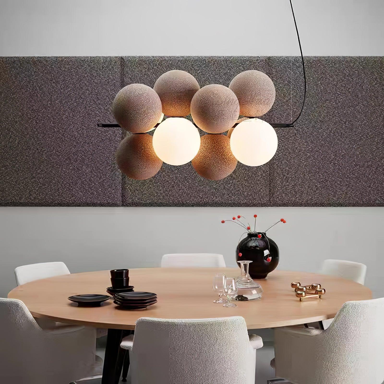 Mirelre Lampe suspendue artistique industrielle