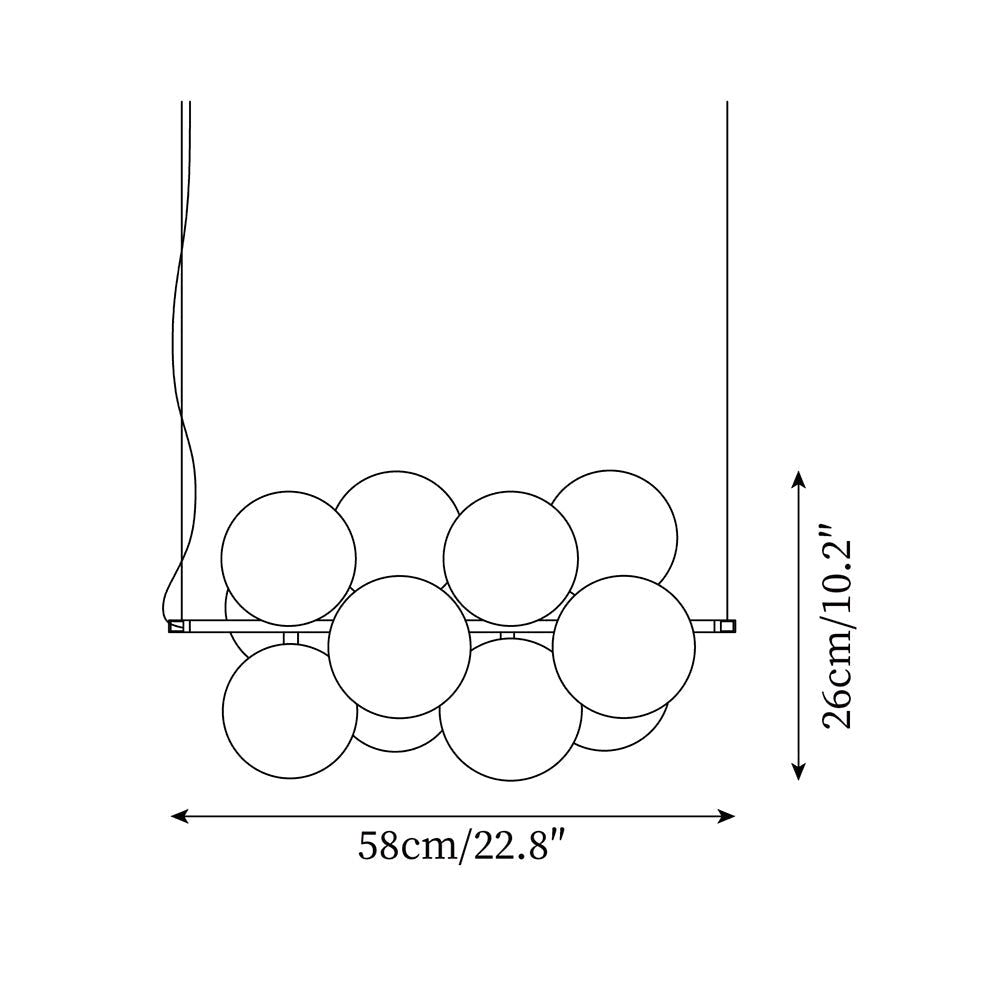 Lucy Suspension Floaton Bubbles
