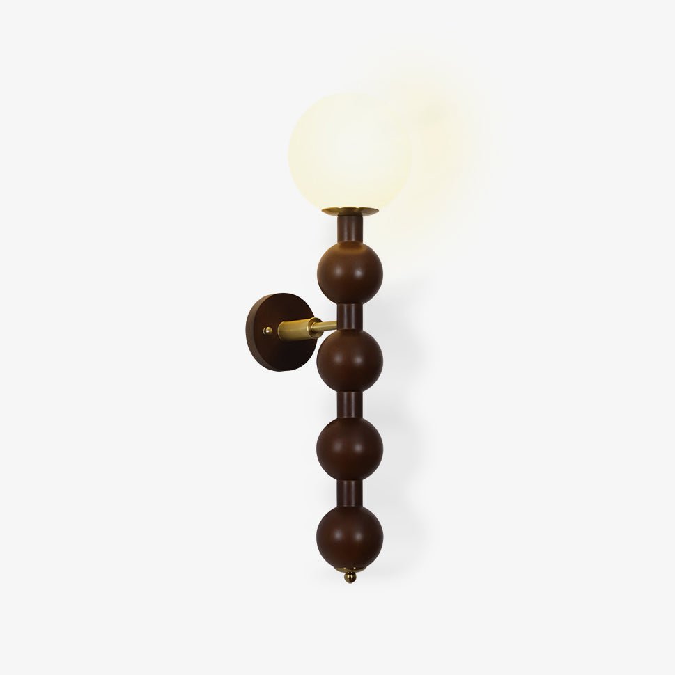 Olaeia Applique Murale Moderne Minimaliste Bubbly en Bois et Verre