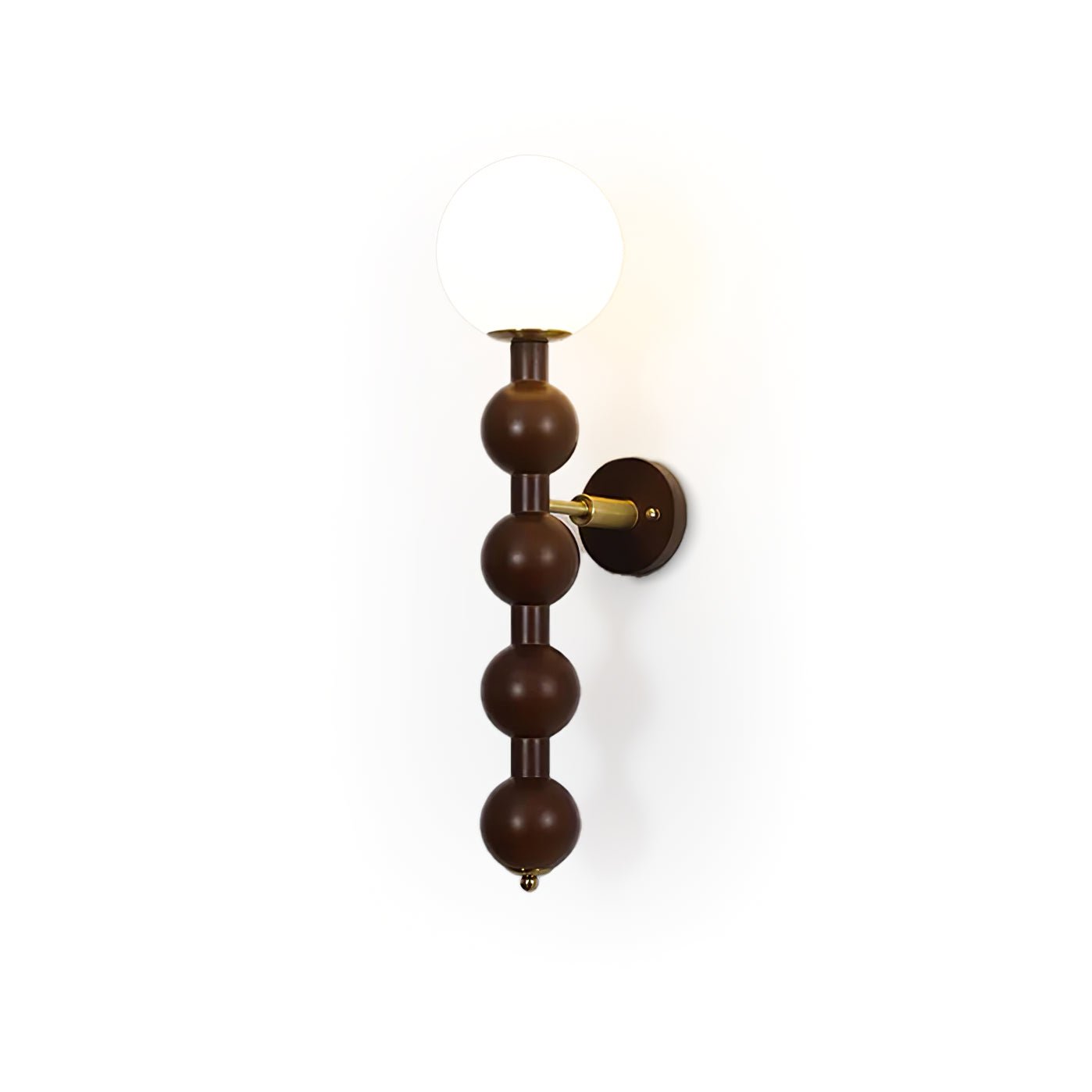 Olaeia Applique Murale Moderne Minimaliste Bubbly en Bois et Verre