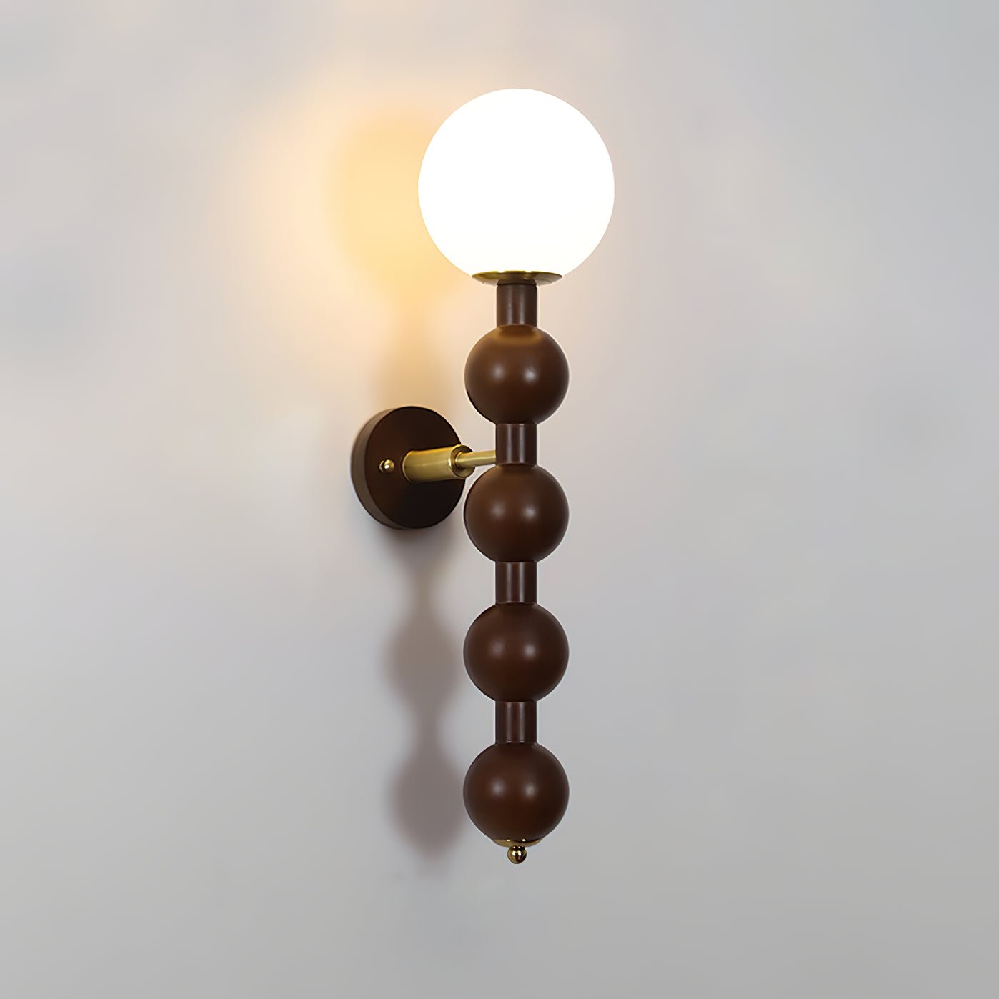 Olaeia Applique Murale Moderne Minimaliste Bubbly en Bois et Verre