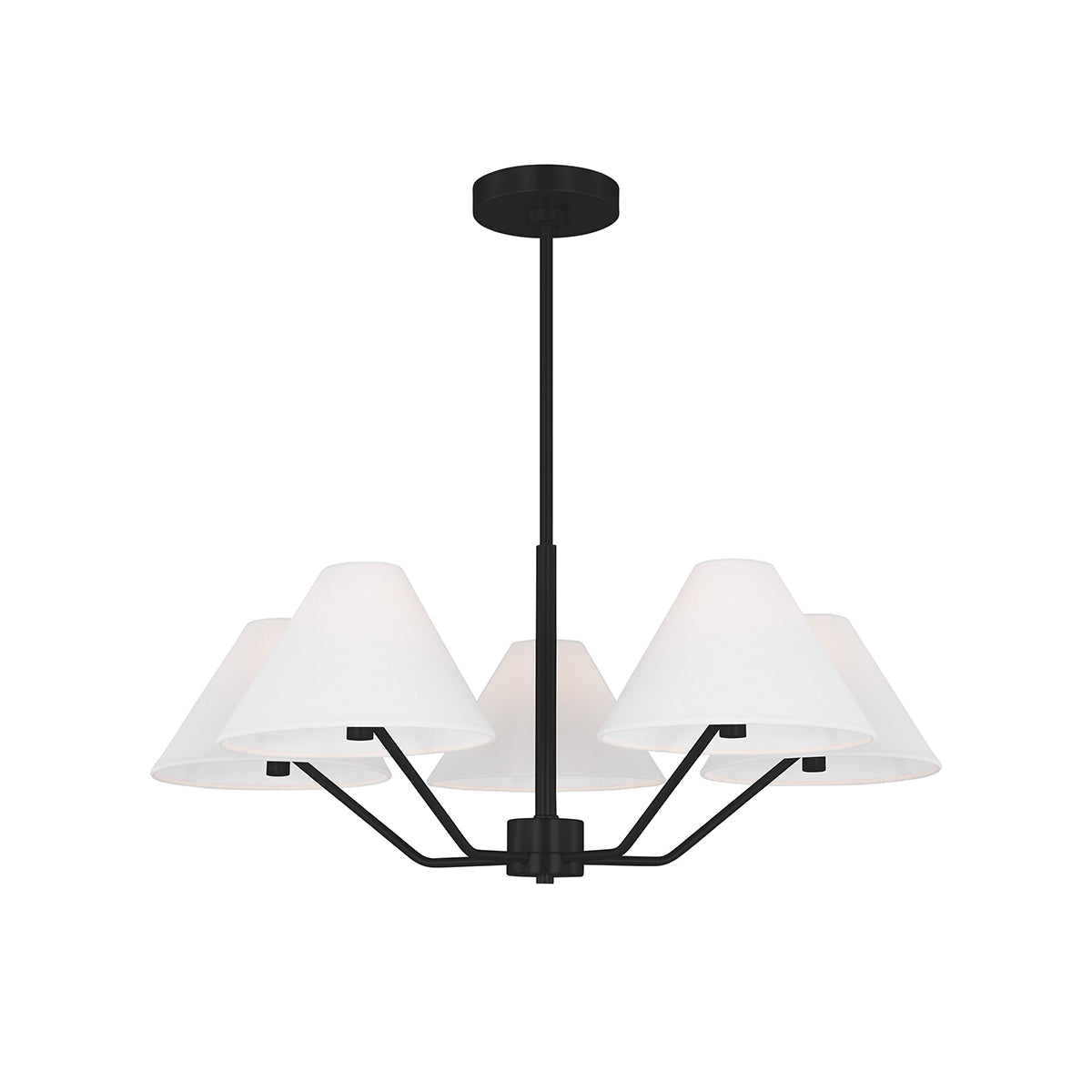 Vortex Lustre en tissu de style industriel traditionnel et vintage