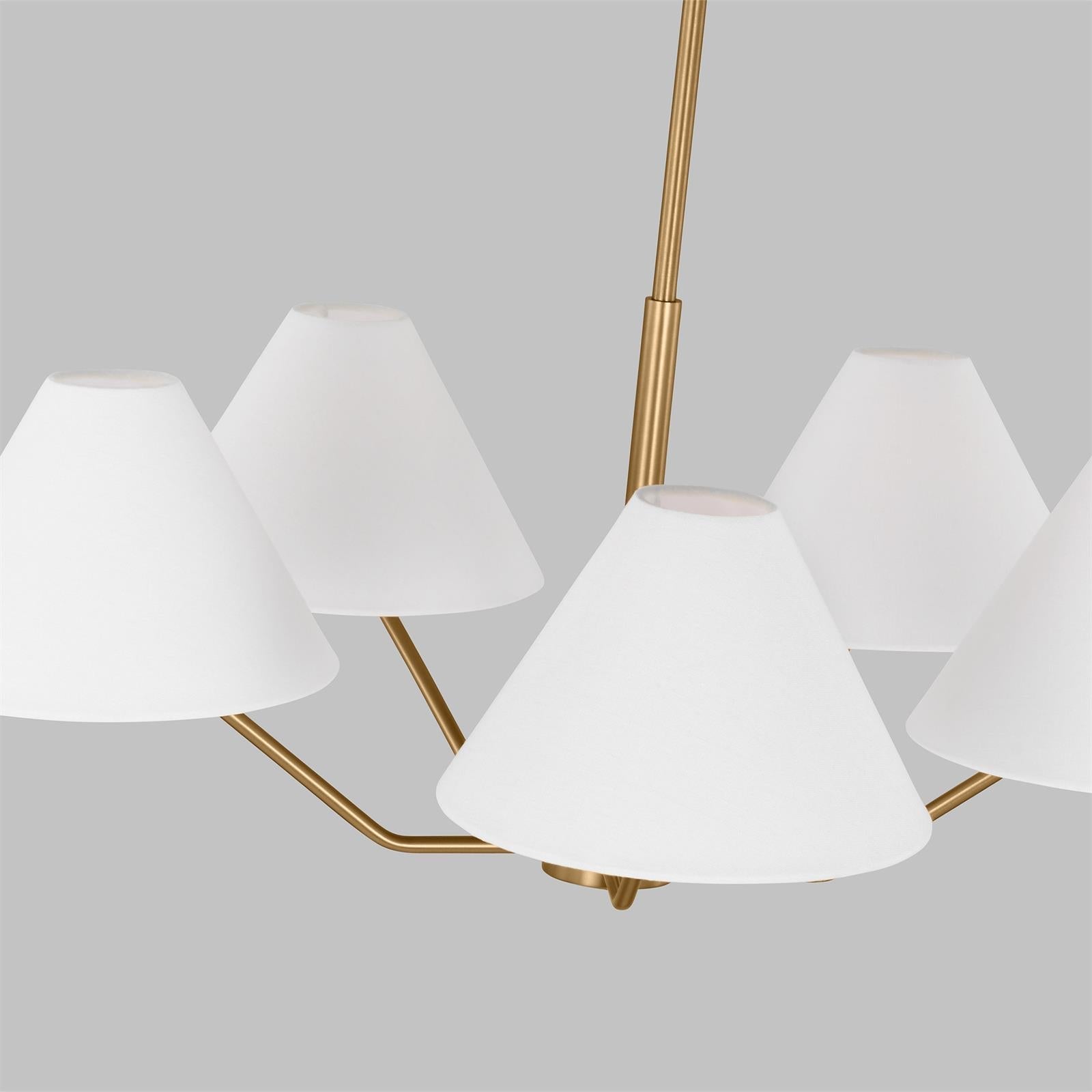 Vortex Lustre en tissu de style industriel traditionnel et vintage