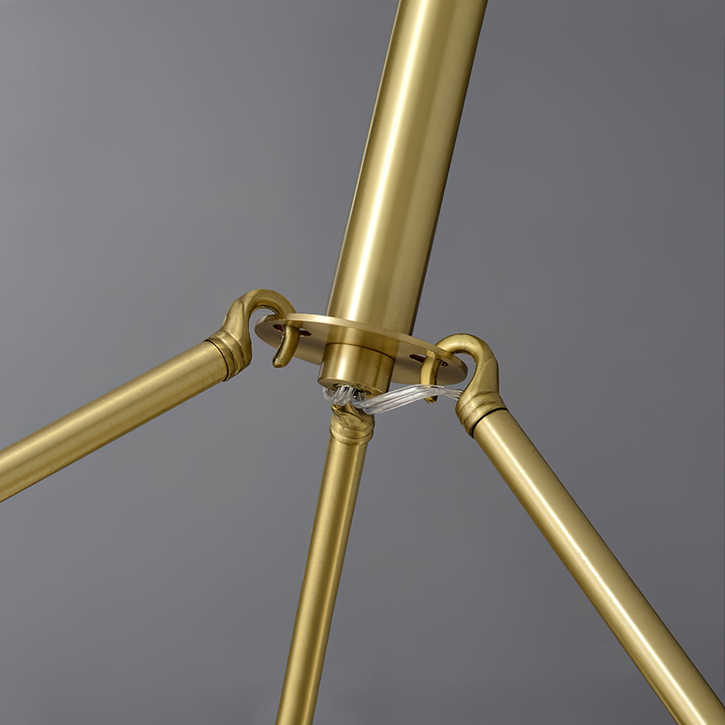 Cryon Lustre en laiton et alabastre Style luxueux postmoderne