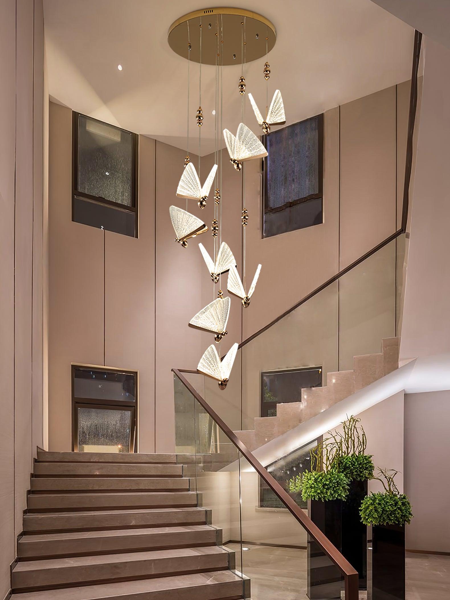 Lunora Lampe Suspendue Moderne Papillon