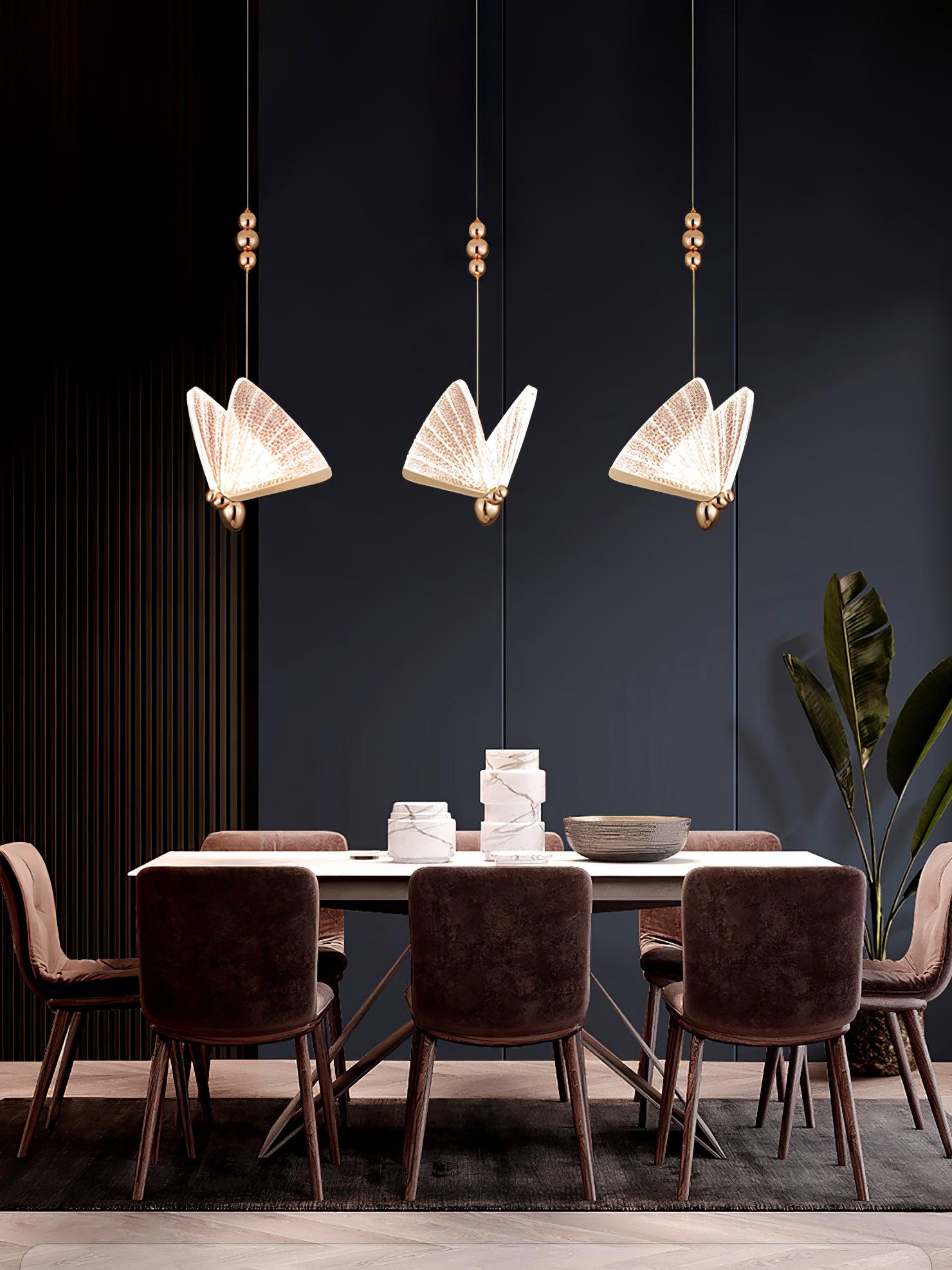 Lunora Lampe Suspendue Moderne Papillon