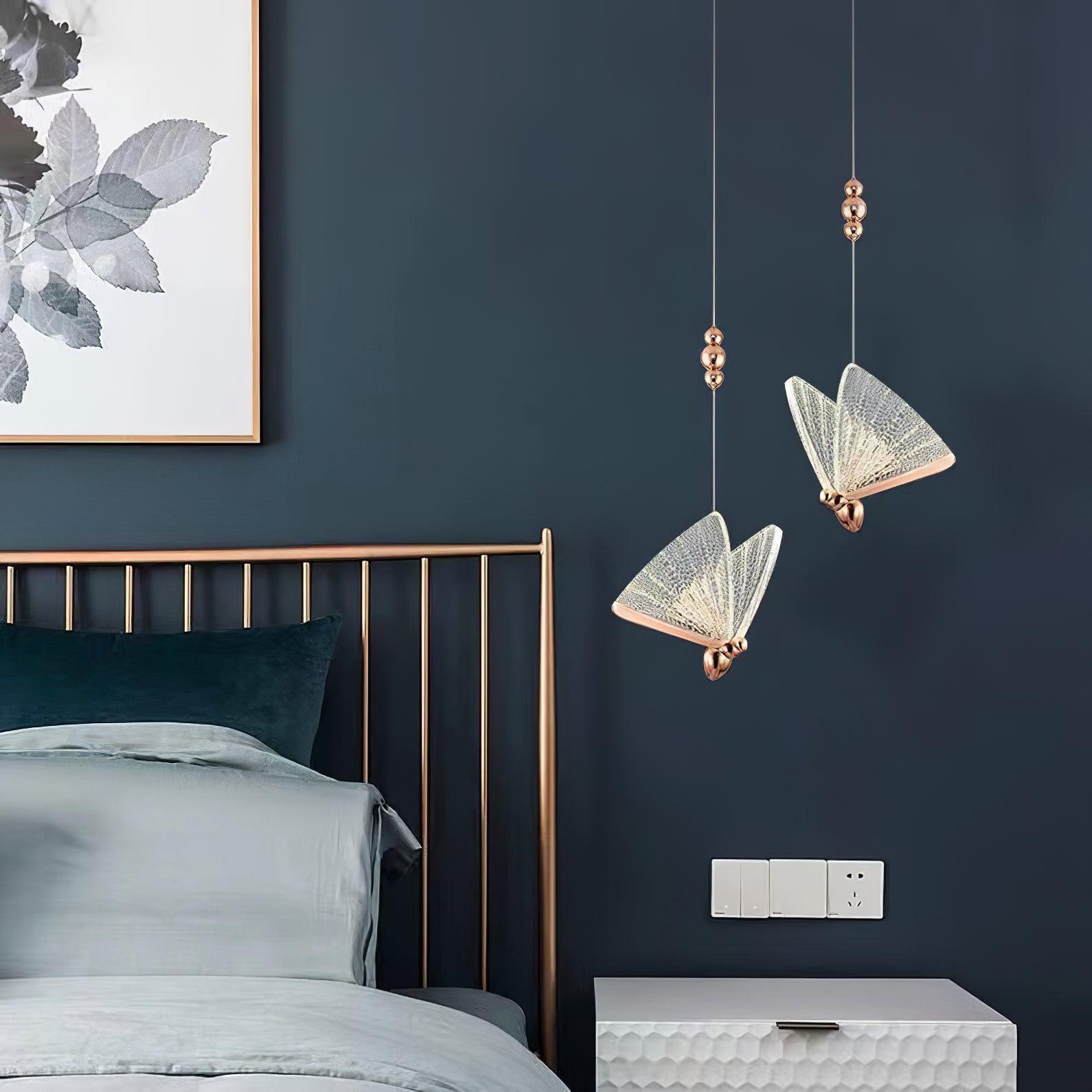 Lunora Lampe Suspendue Moderne Papillon