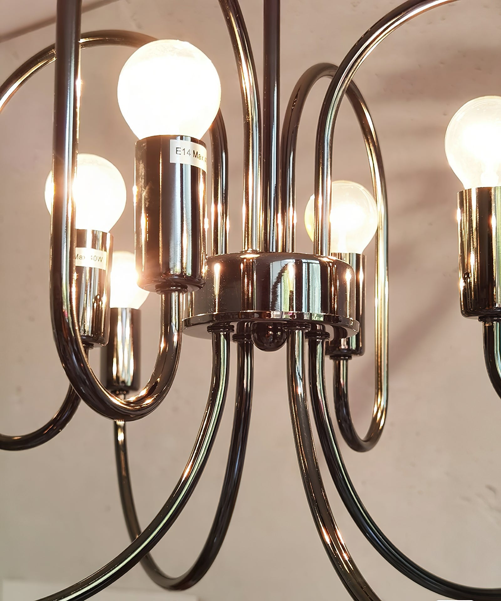 Ombre Elegance Lustre en Métal Style Industriel Vintage