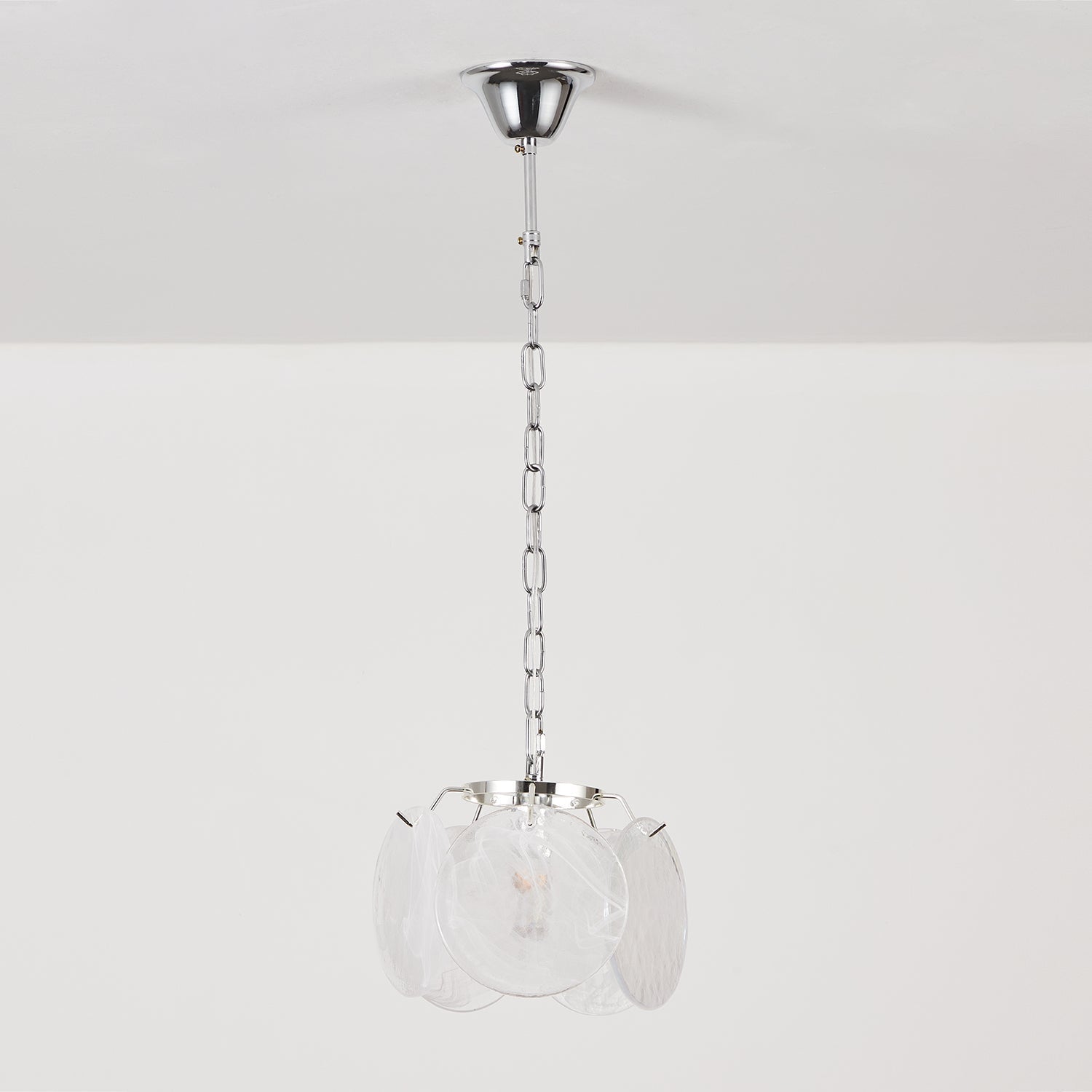 Caelina Suspension Disques en Verre Tourbillonnants