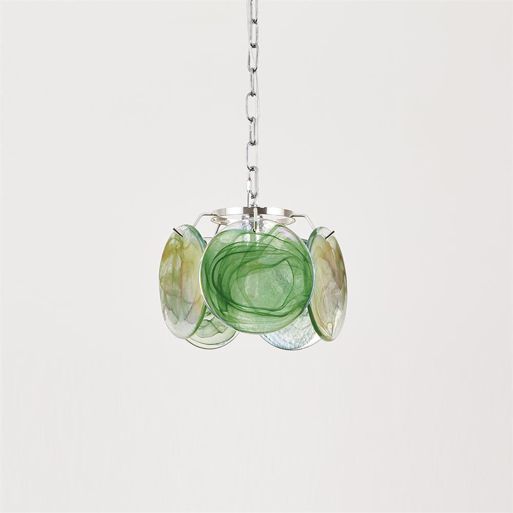 Caelina Suspension Disques en Verre Tourbillonnants