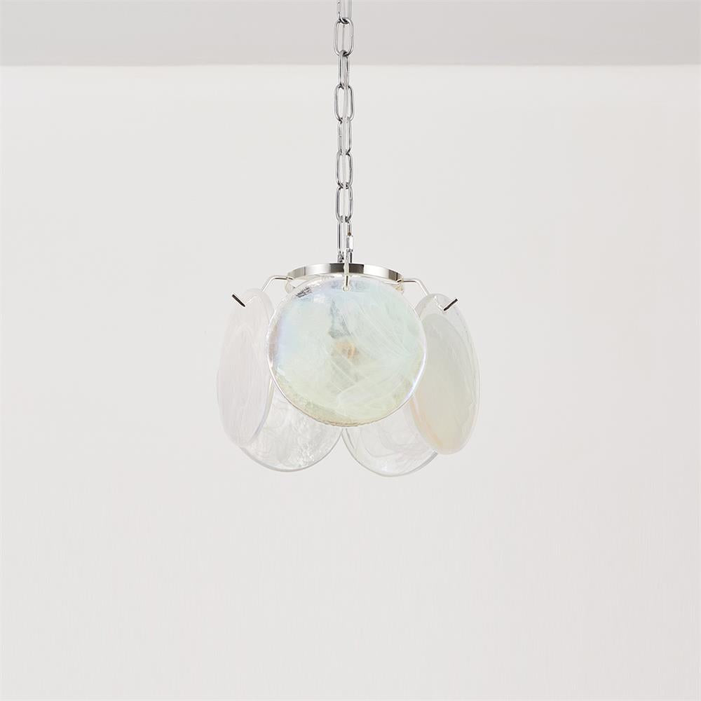 Caelina Suspension Disques en Verre Tourbillonnants