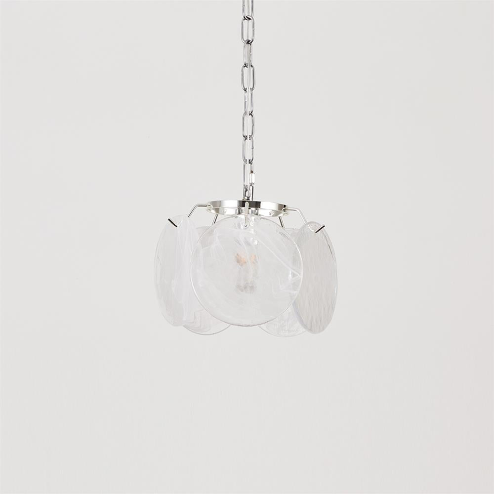 Caelina Suspension Disques en Verre Tourbillonnants