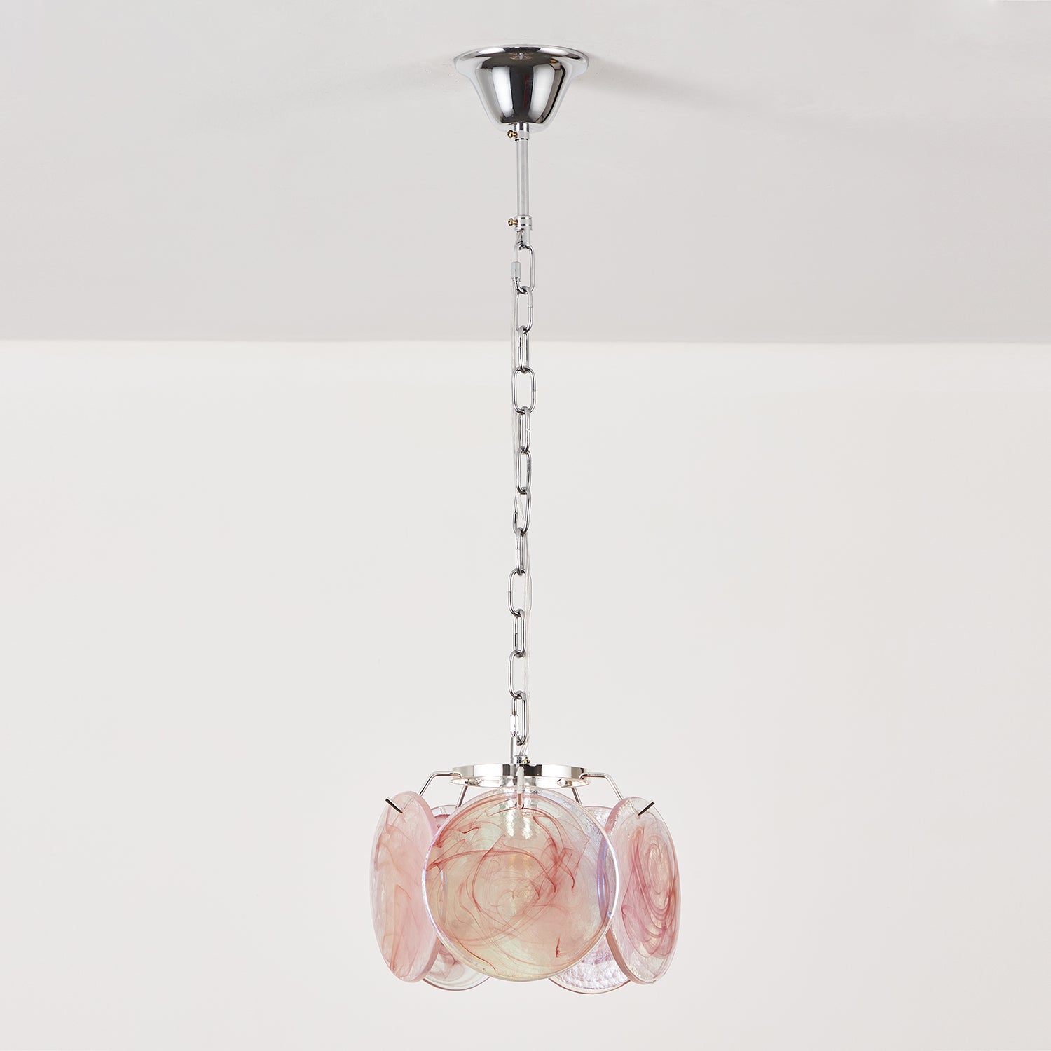 Caelina Suspension Disques en Verre Tourbillonnants