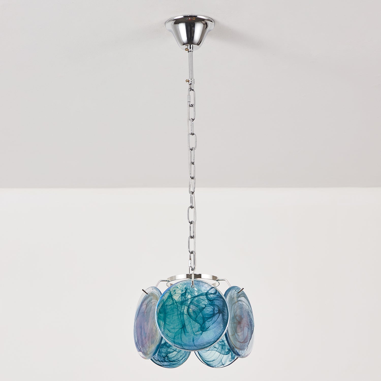 Caelina Suspension Disques en Verre Tourbillonnants