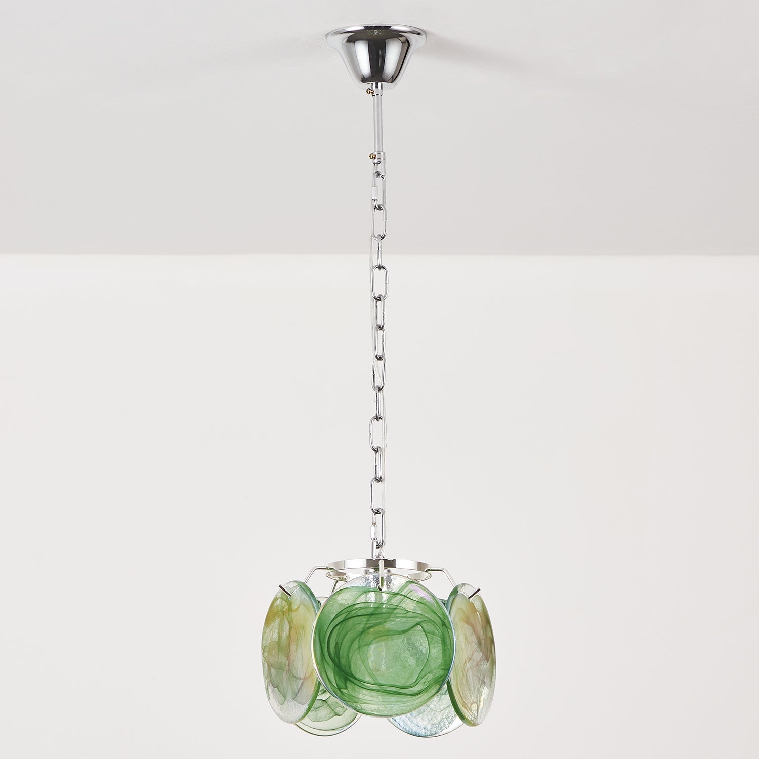 Caelina Suspension Disques en Verre Tourbillonnants