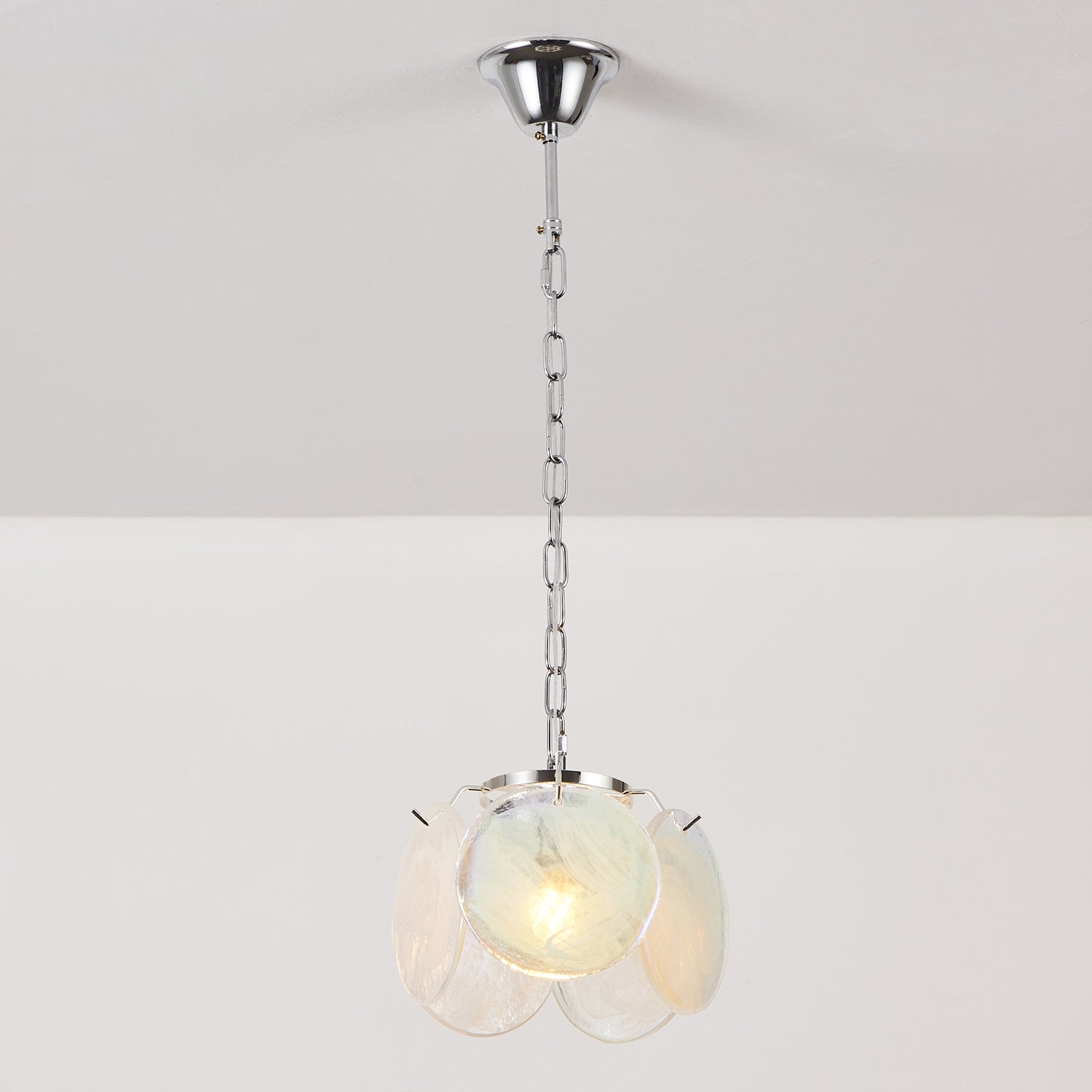 Caelina Suspension Disques en Verre Tourbillonnants