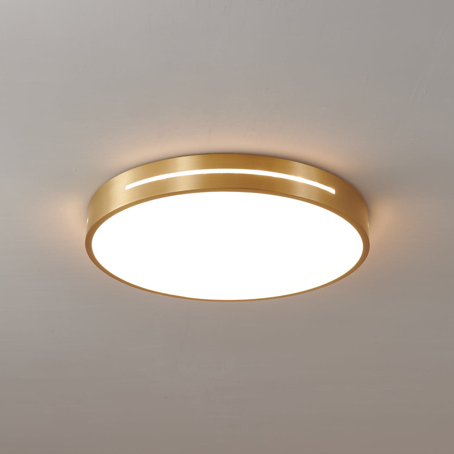 Eurcarara Plafonnier Laiton Moderne Minimaliste