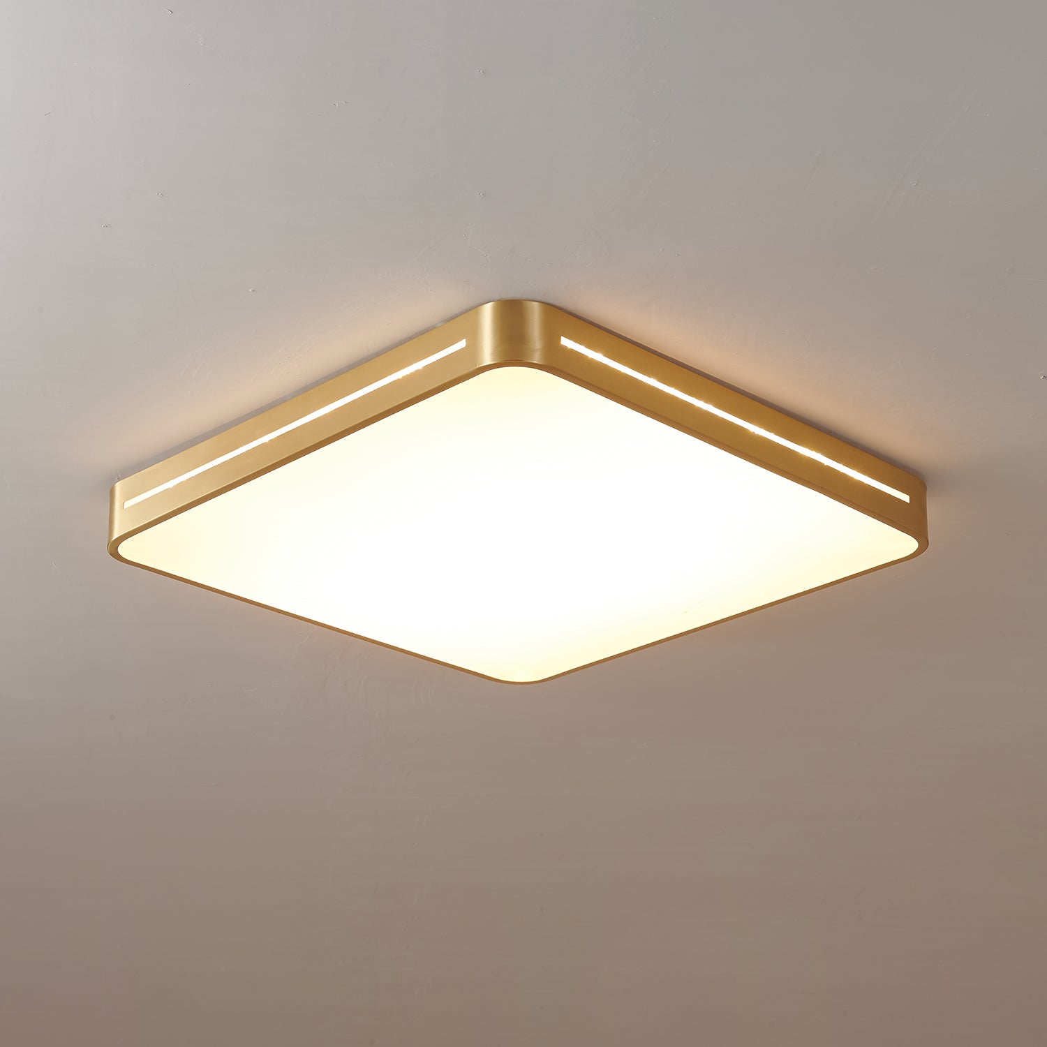 Eurcarara Plafonnier Laiton Moderne Minimaliste