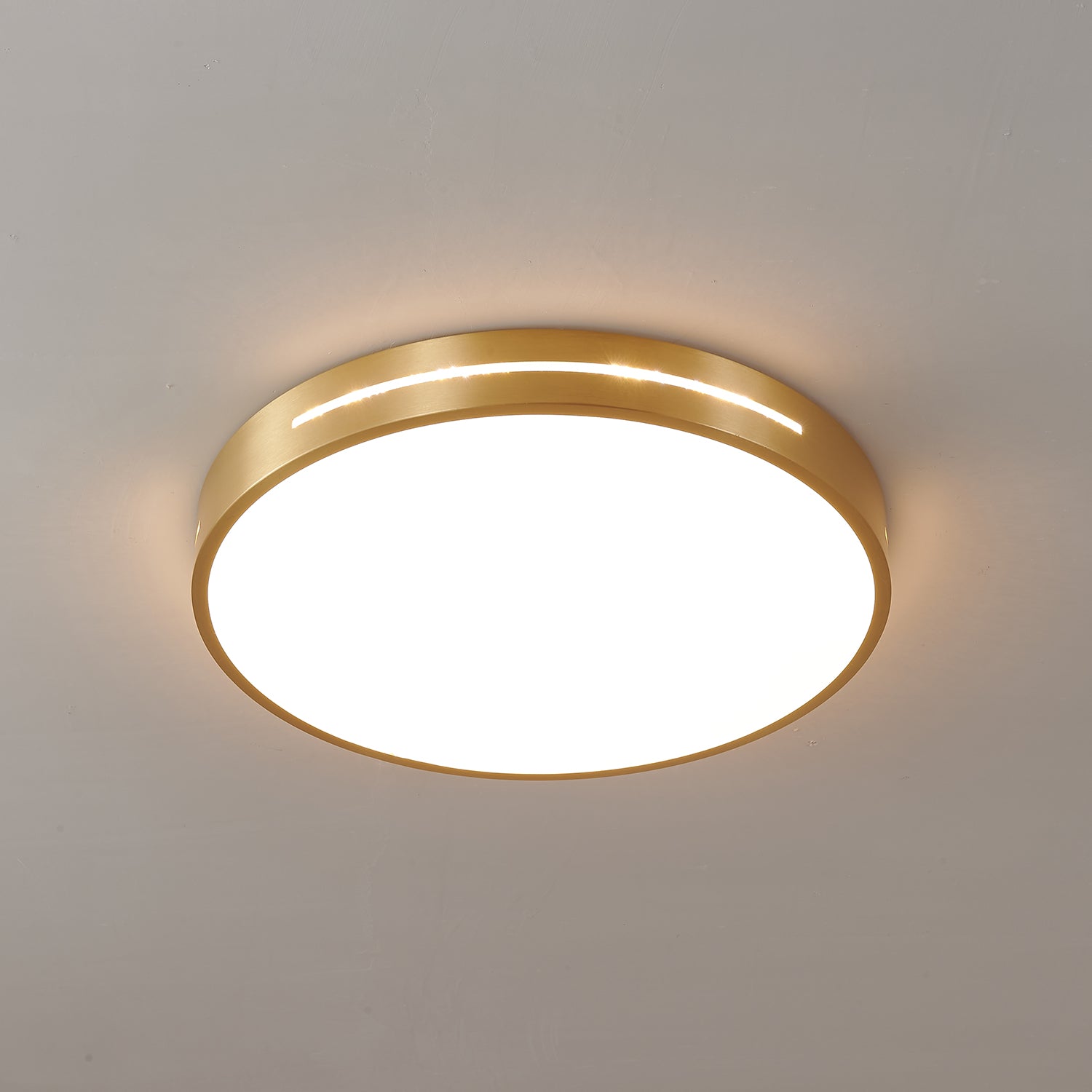 Eurcarara Plafonnier Laiton Moderne Minimaliste
