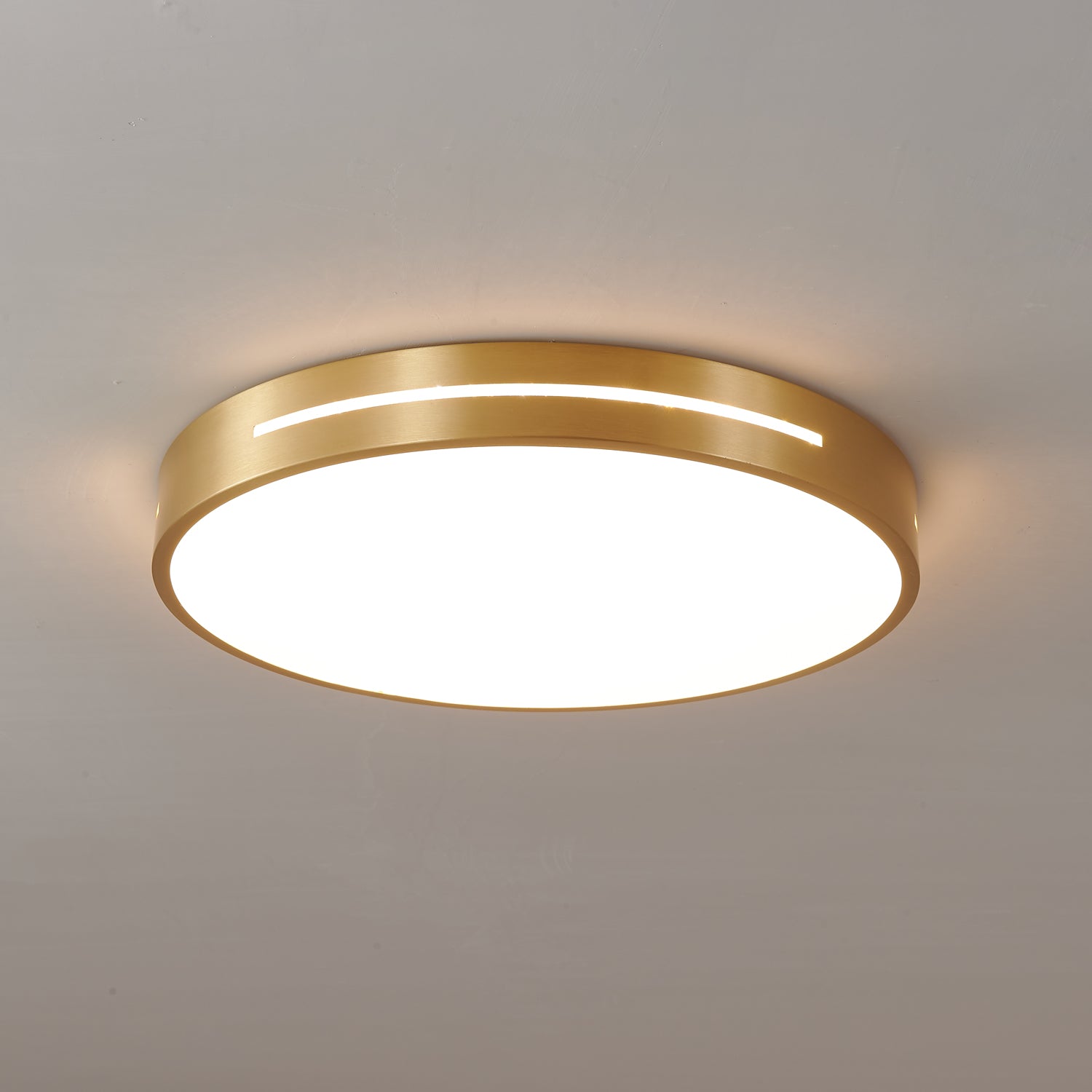 Eurcarara Plafonnier Laiton Moderne Minimaliste
