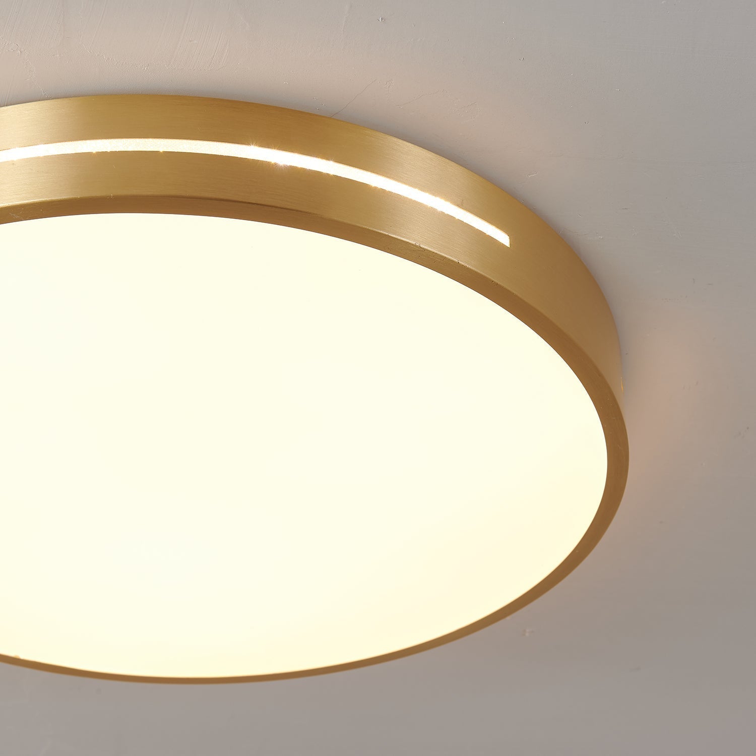 Eurcarara Plafonnier Laiton Moderne Minimaliste
