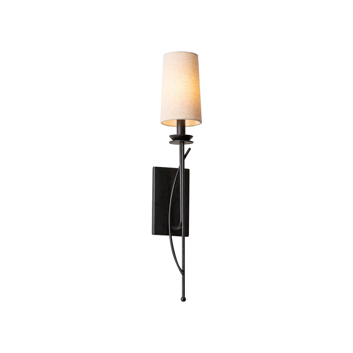 Cirrus Lampe Murale en Métal et Tissu Style Élégance Premium