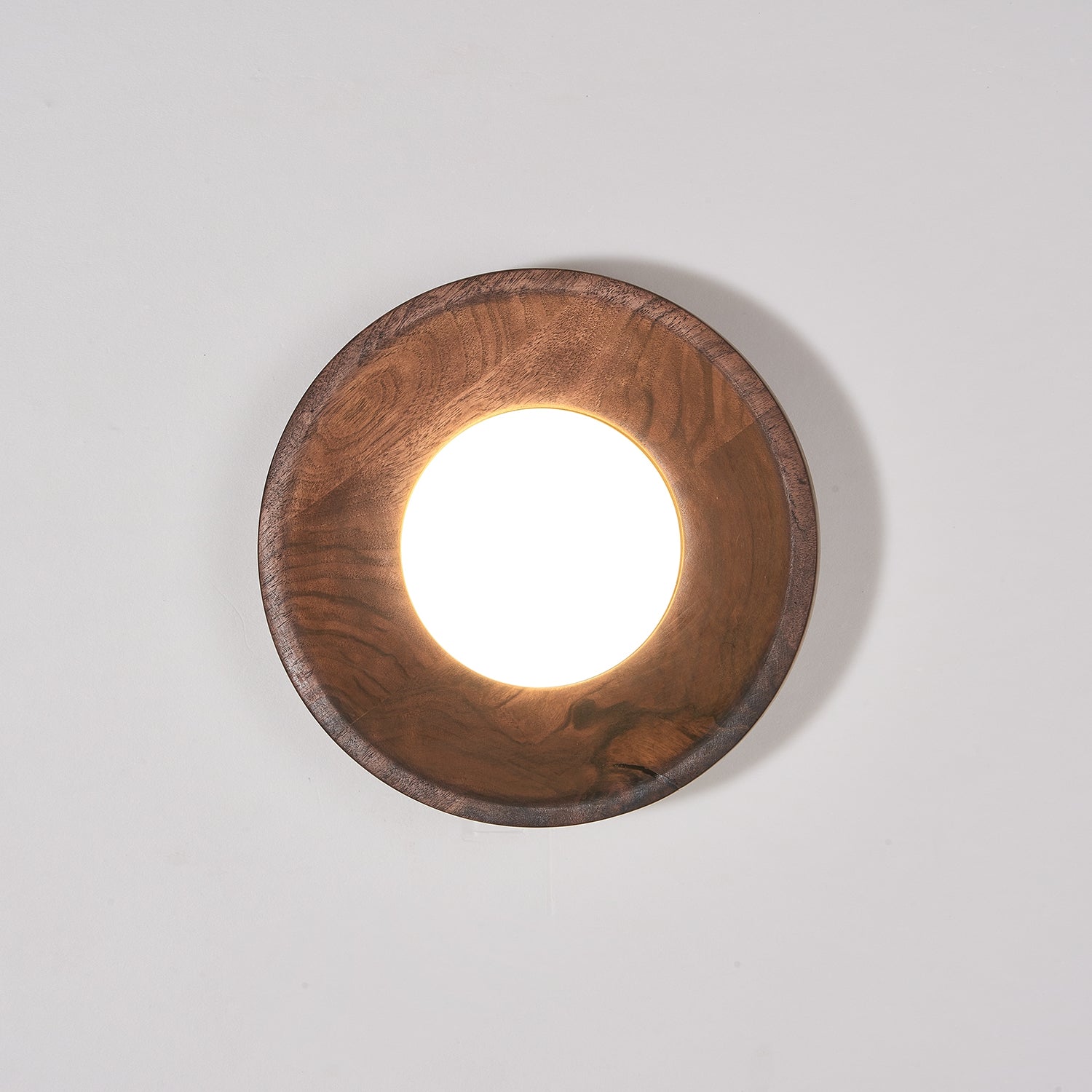 Lustra Lampe Murale Bois de Noyer Acrylique