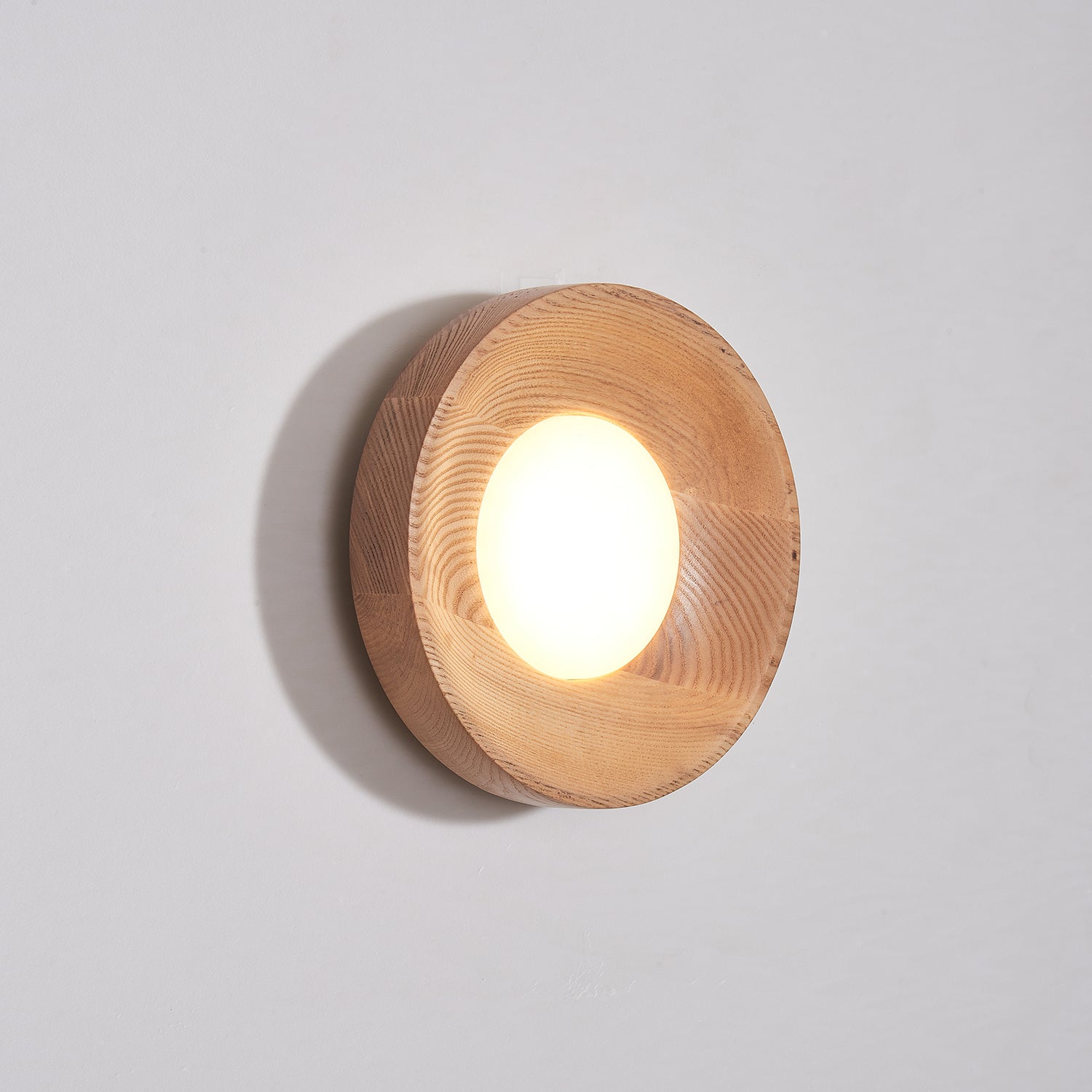 Lustra Lampe Murale Bois de Noyer Acrylique