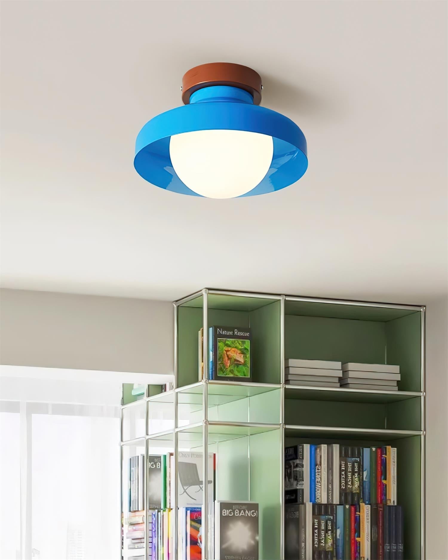 Solvane Plafonnier encastré bleu