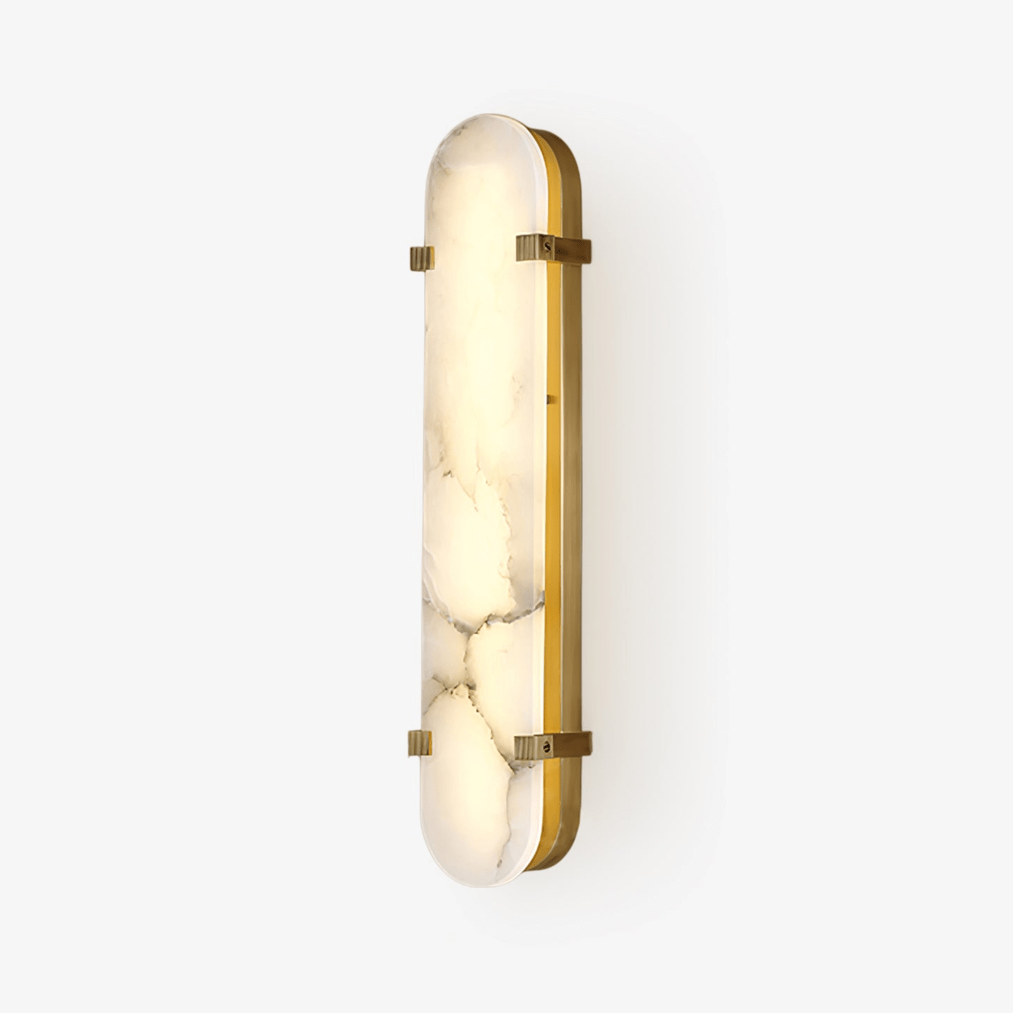 Lunaris Applique Murale Ovale Minimaliste en Albâtre