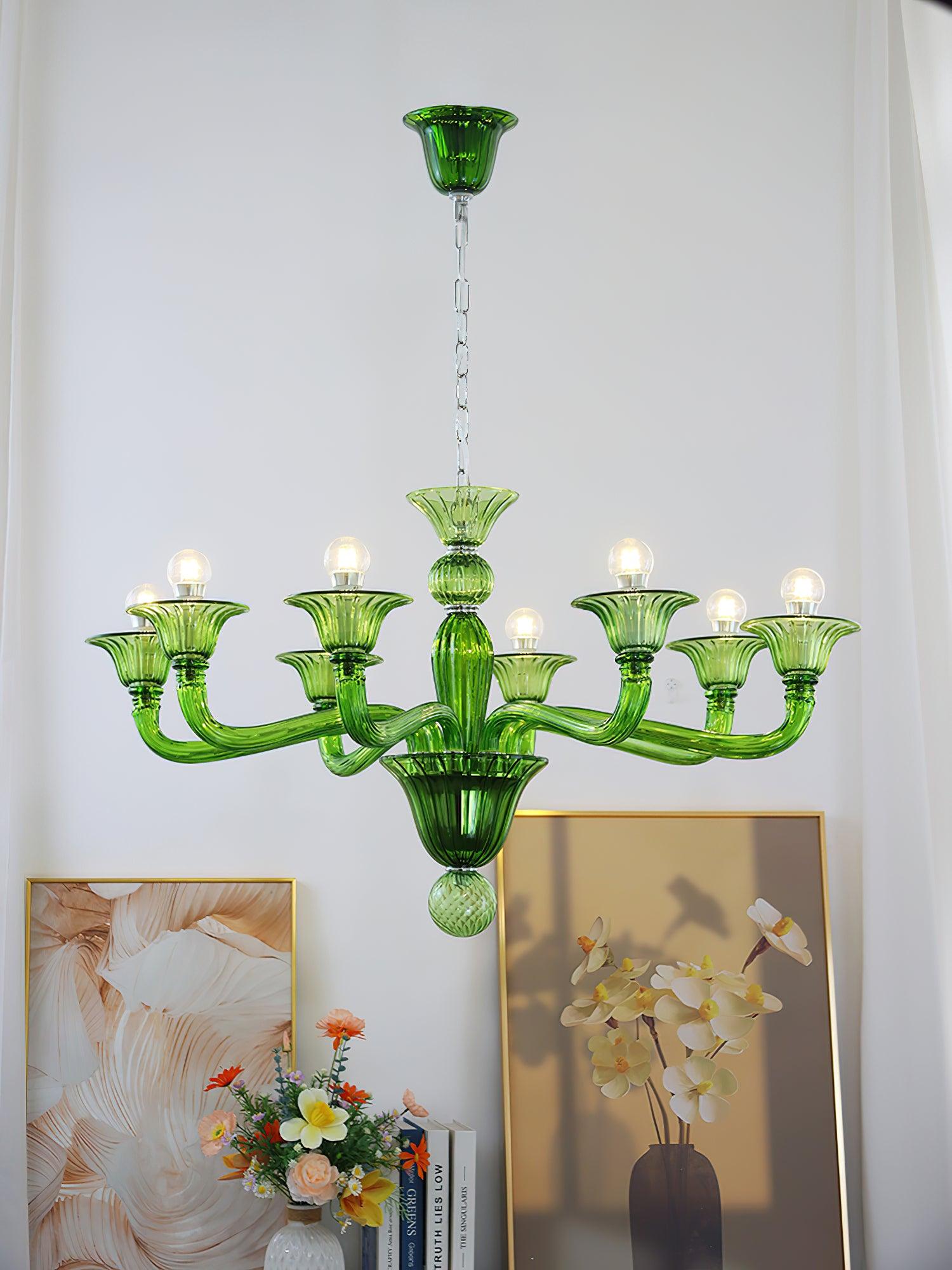Aurora Lustre Murano Glass Exotic
