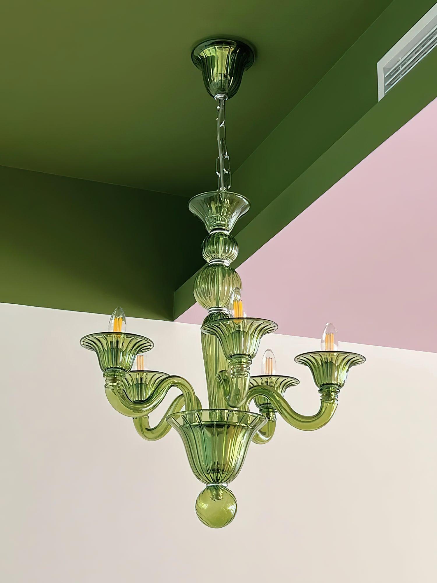 Aurora Lustre Murano Glass Exotic