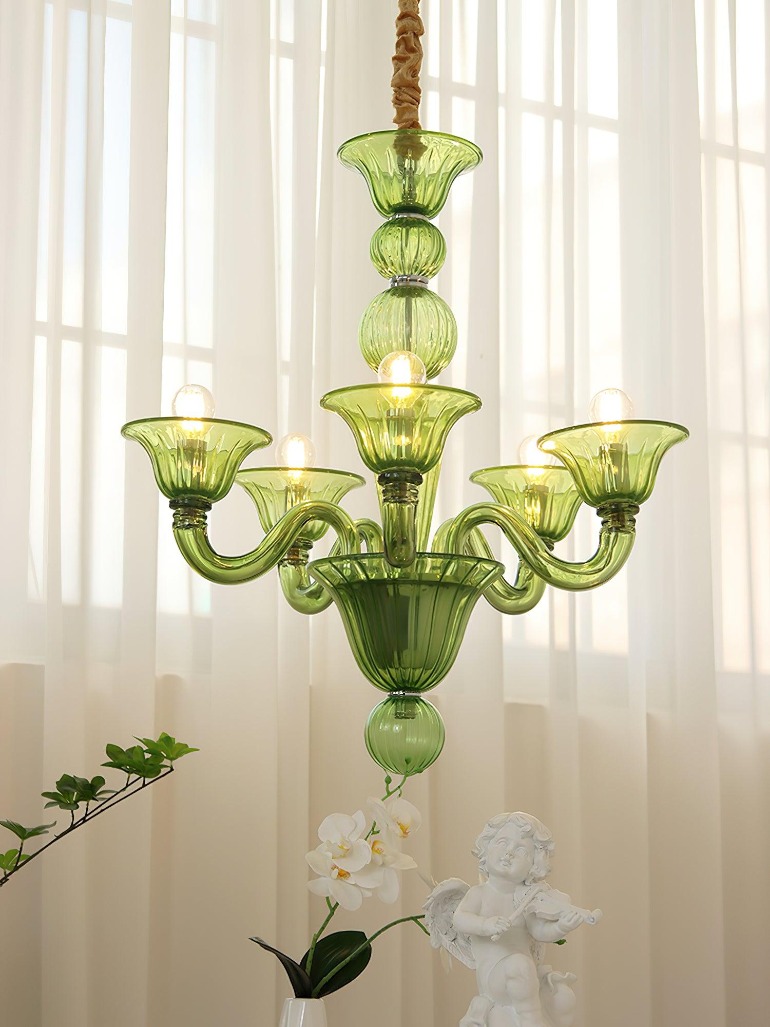 Aurora Lustre Murano Glass Exotic