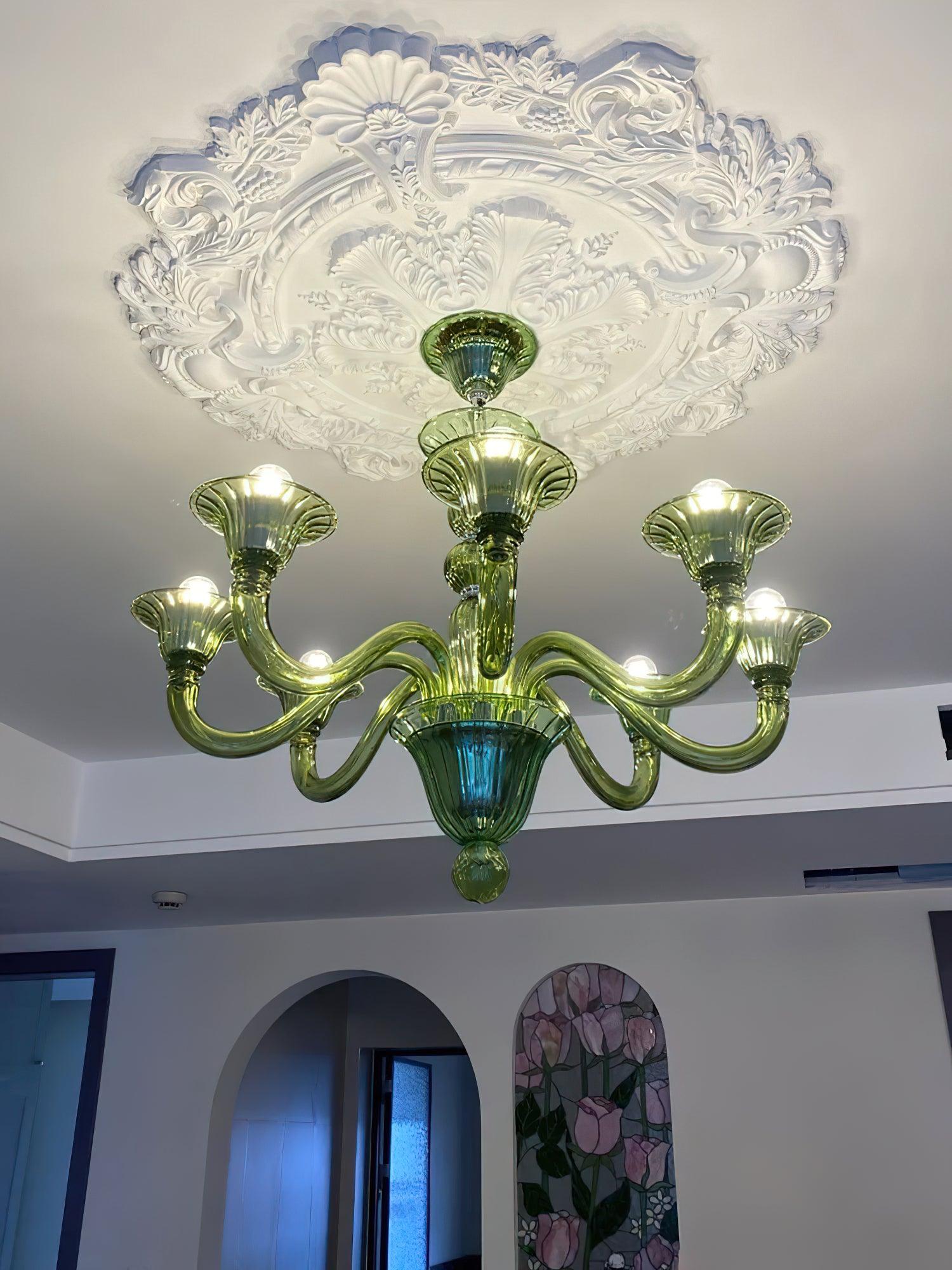 Aurora Lustre Murano Glass Exotic
