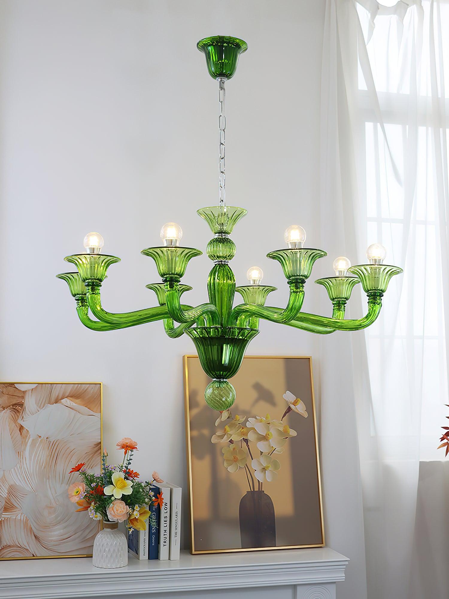 Aurora Lustre Murano Glass Exotic