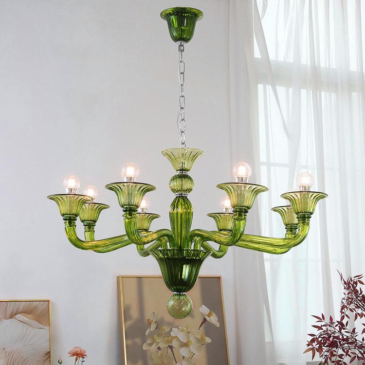 Aurora Lustre Murano Glass Exotic