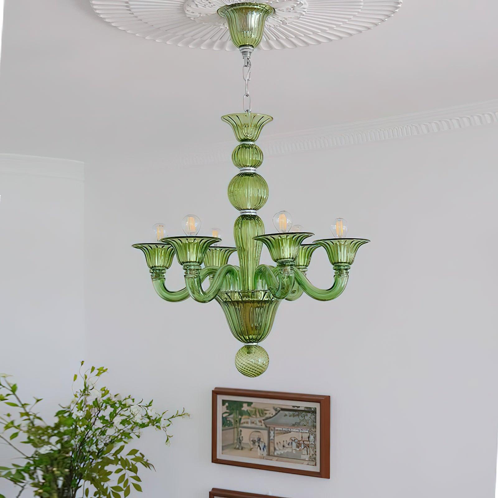 Aurora Lustre Murano Glass Exotic