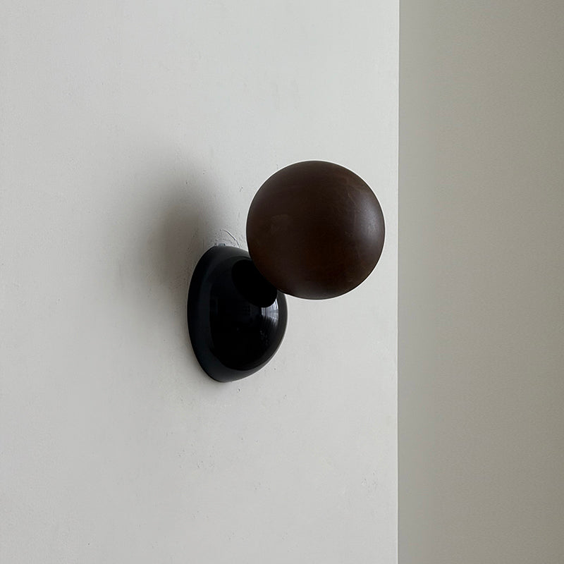 Arca Lampe Murale en Marbre et Métal Style Minimaliste Moderne Eclipse
