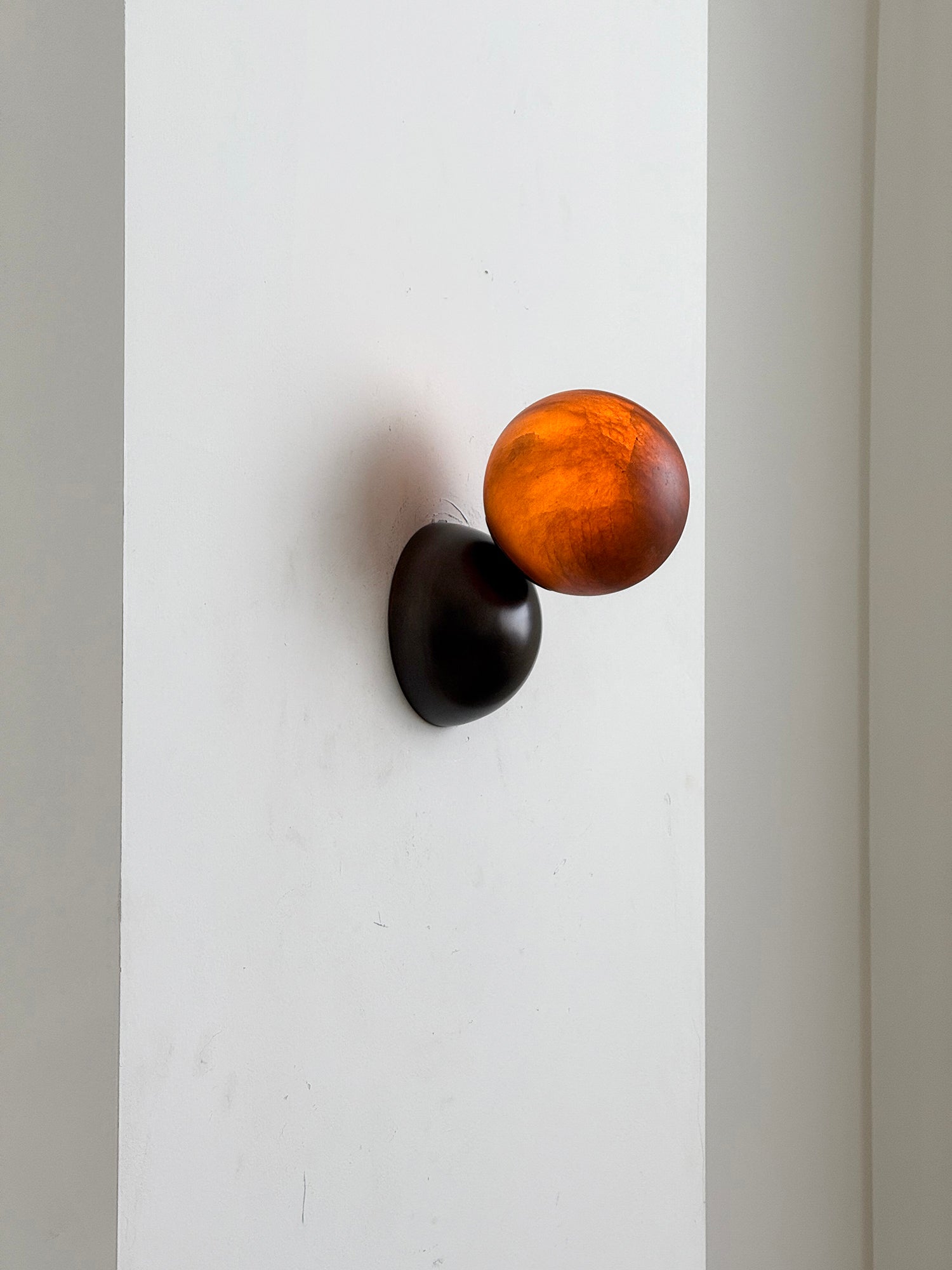 Arca Lampe Murale en Marbre et Métal Style Minimaliste Moderne Eclipse