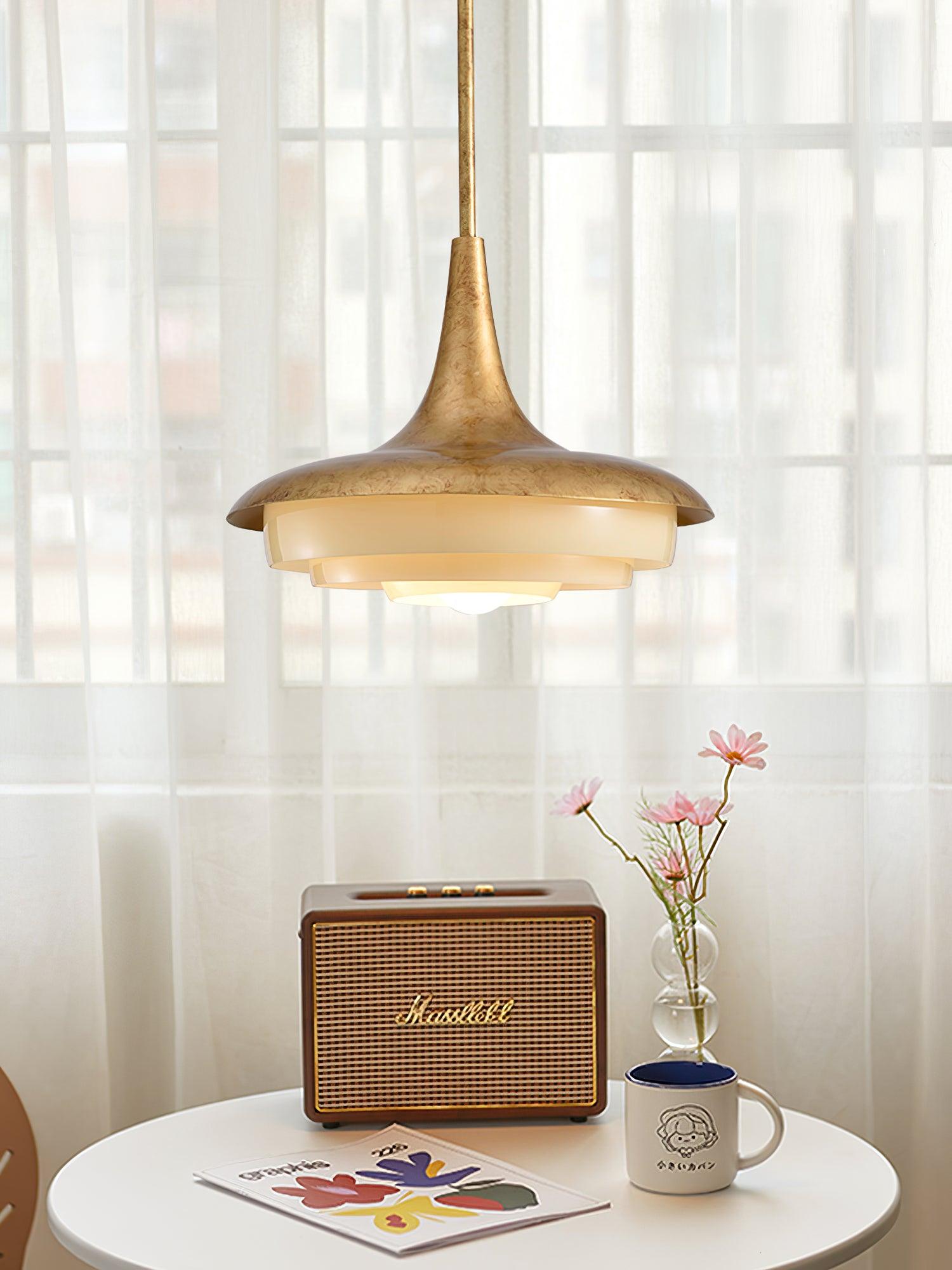 Vioce Suspension en Verre Mid-Century Moderne