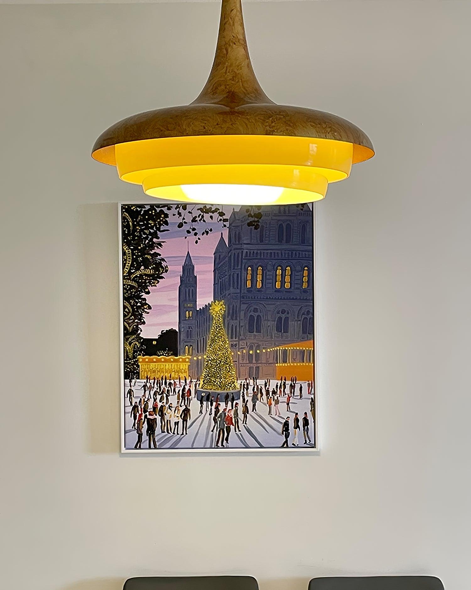Vioce Suspension en Verre Mid-Century Moderne