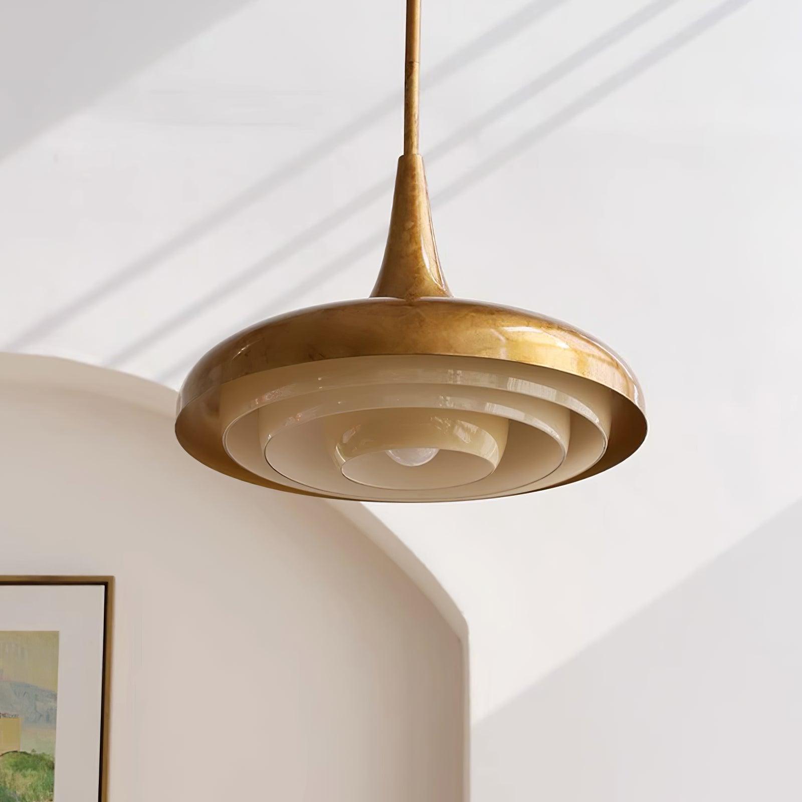Vioce Suspension en Verre Mid-Century Moderne